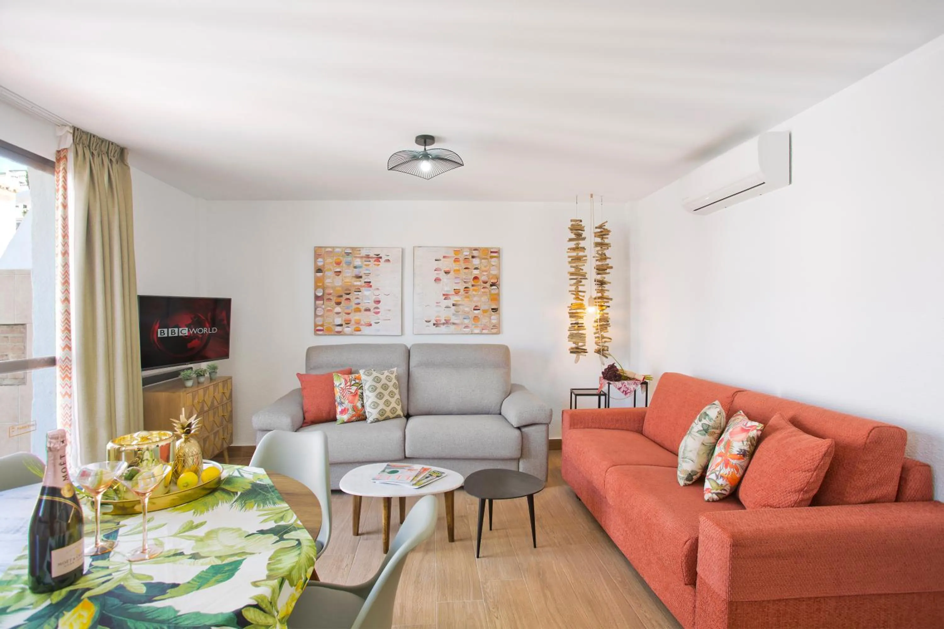 Living room in Pueblo Evita