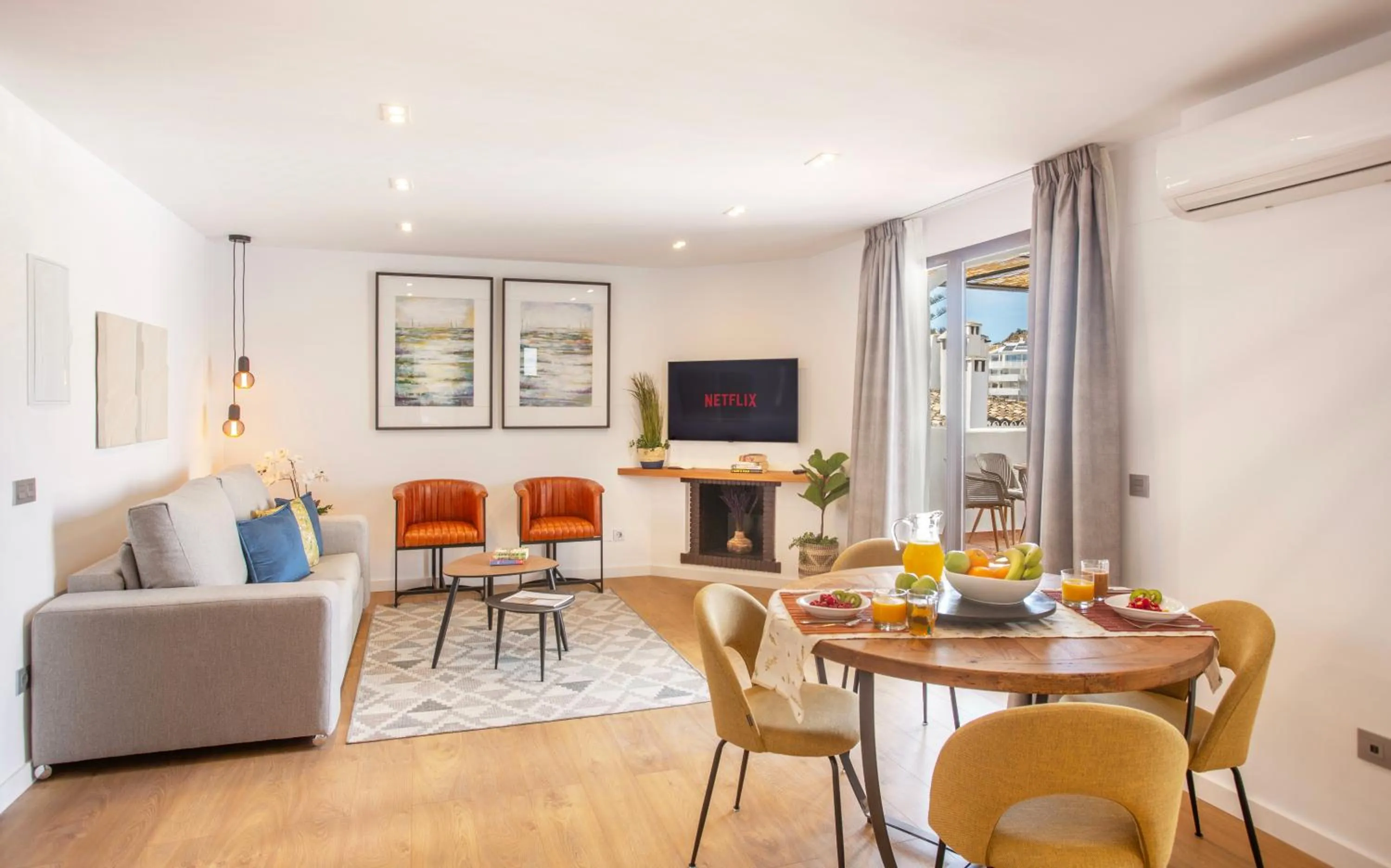 Living room in Pueblo Evita