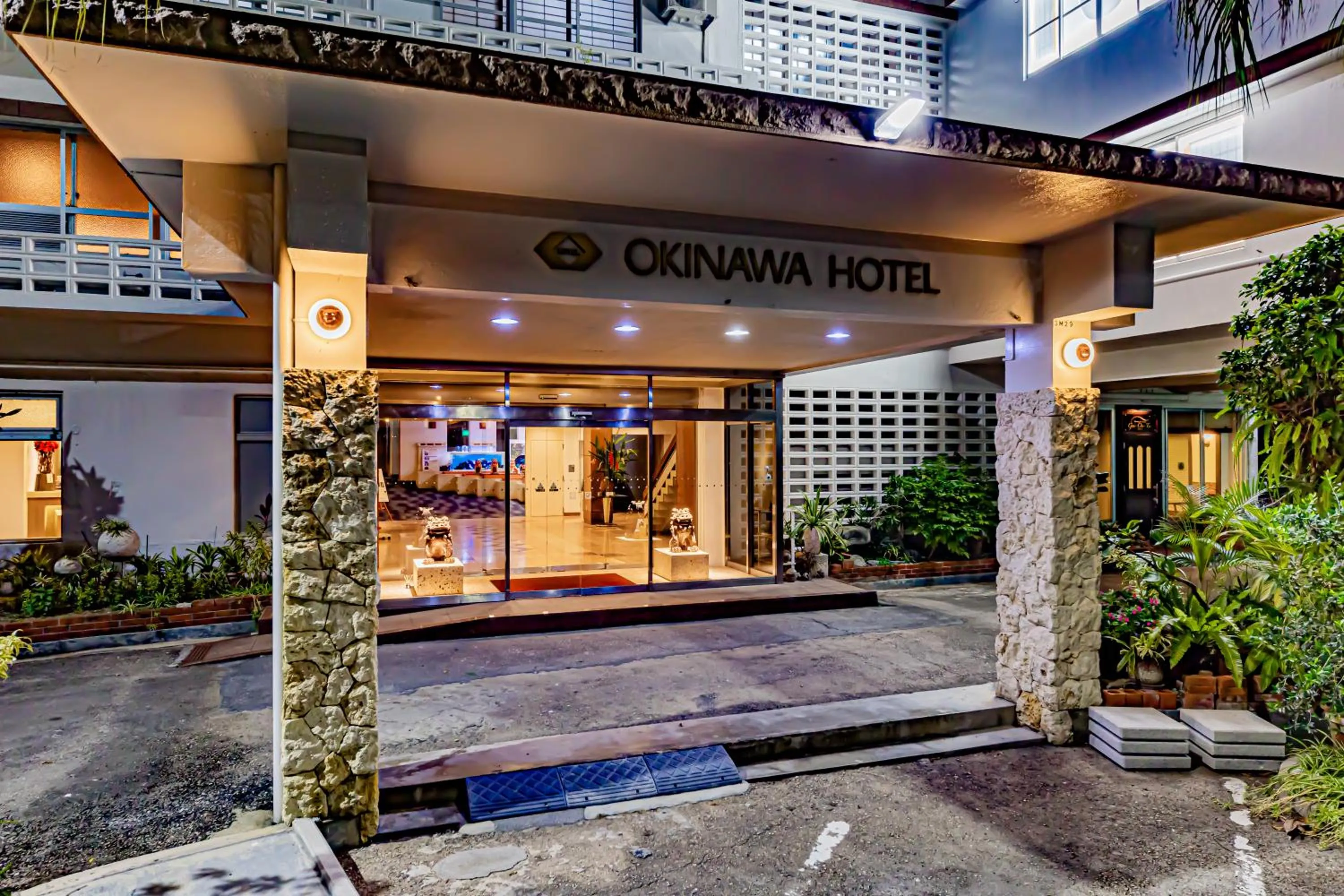Facade/entrance in Okinawa Hotel