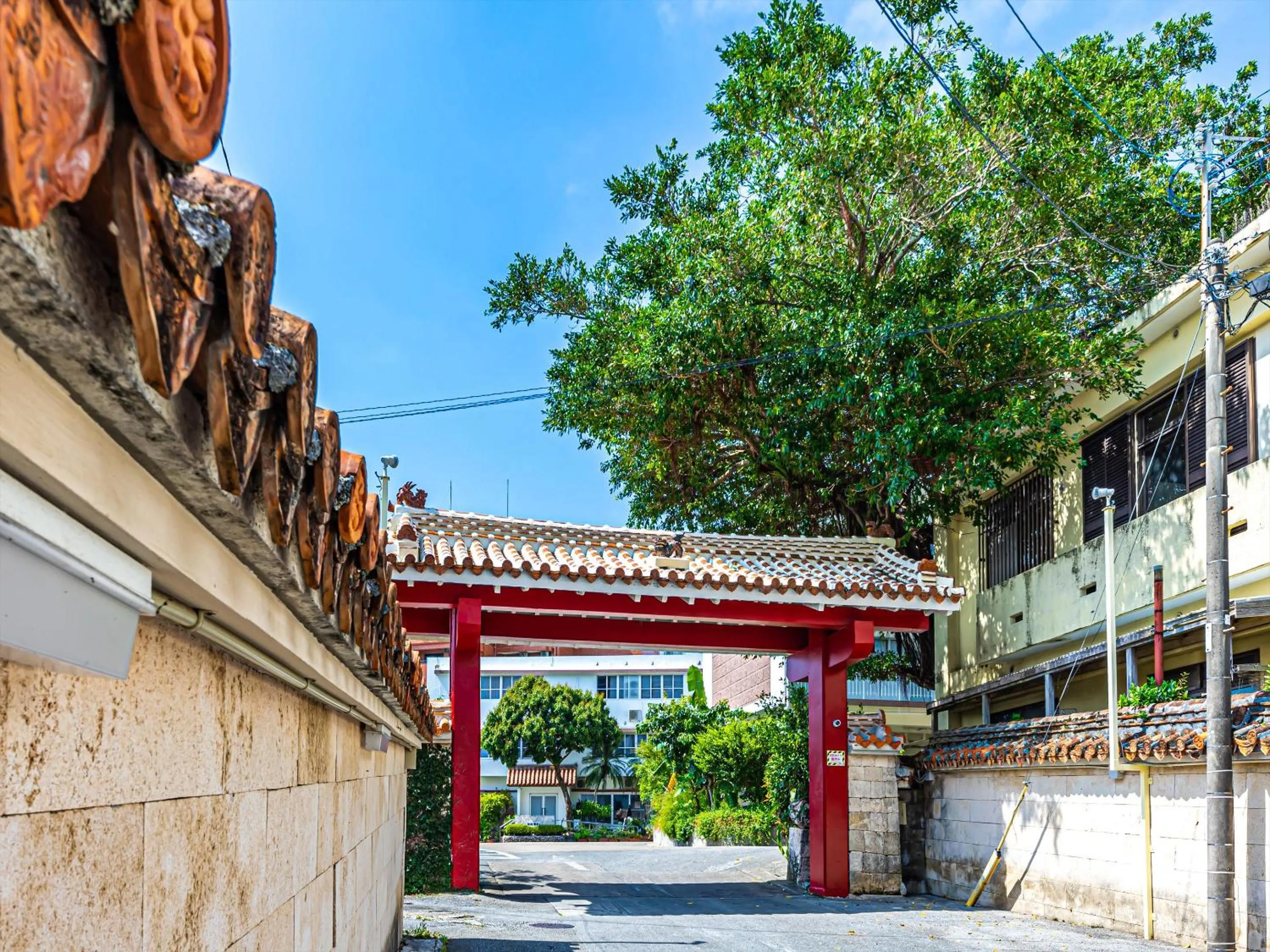 Property building in Okinawa Hotel