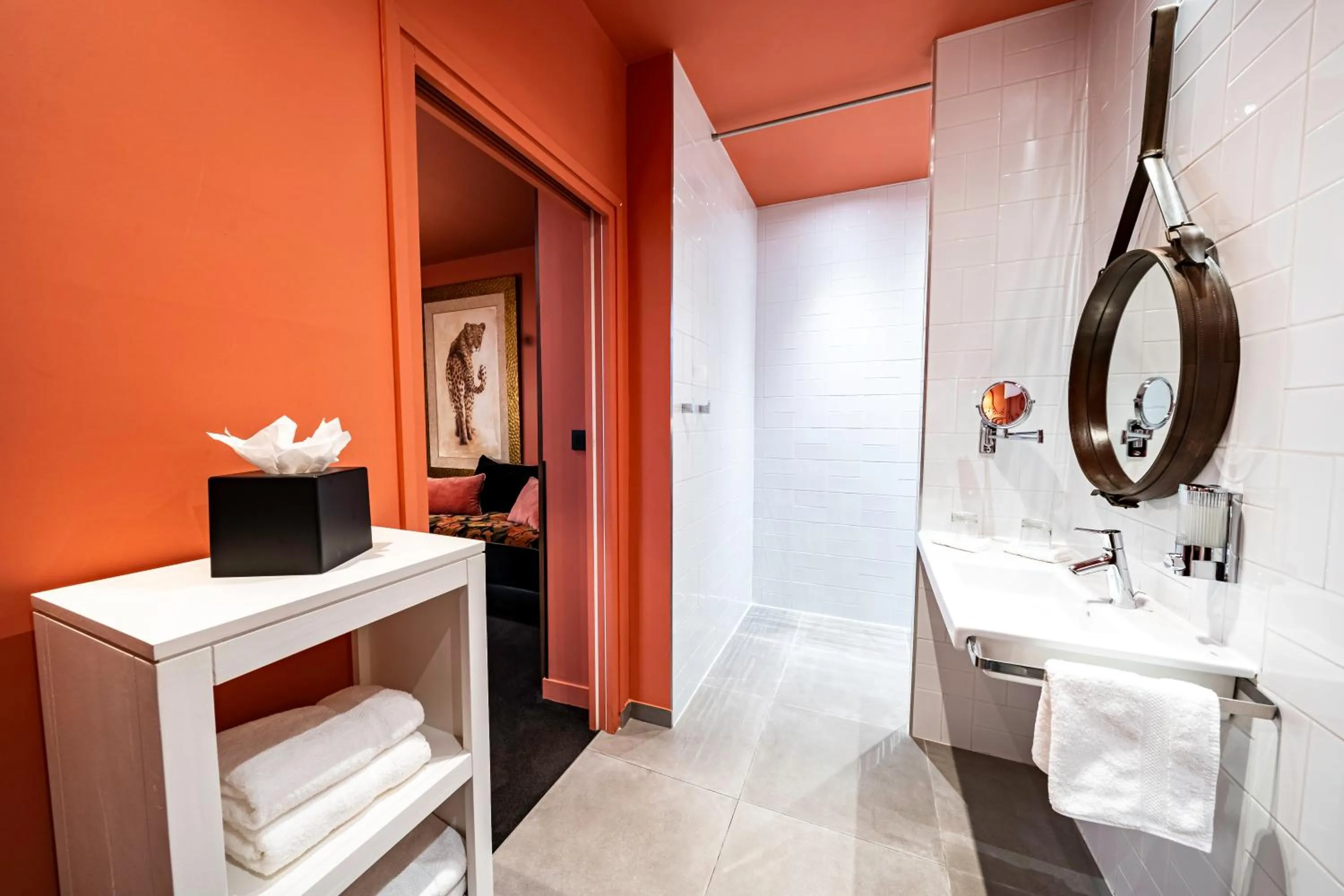 Bathroom in Hotel Villa Nicolo - Tour Eiffel