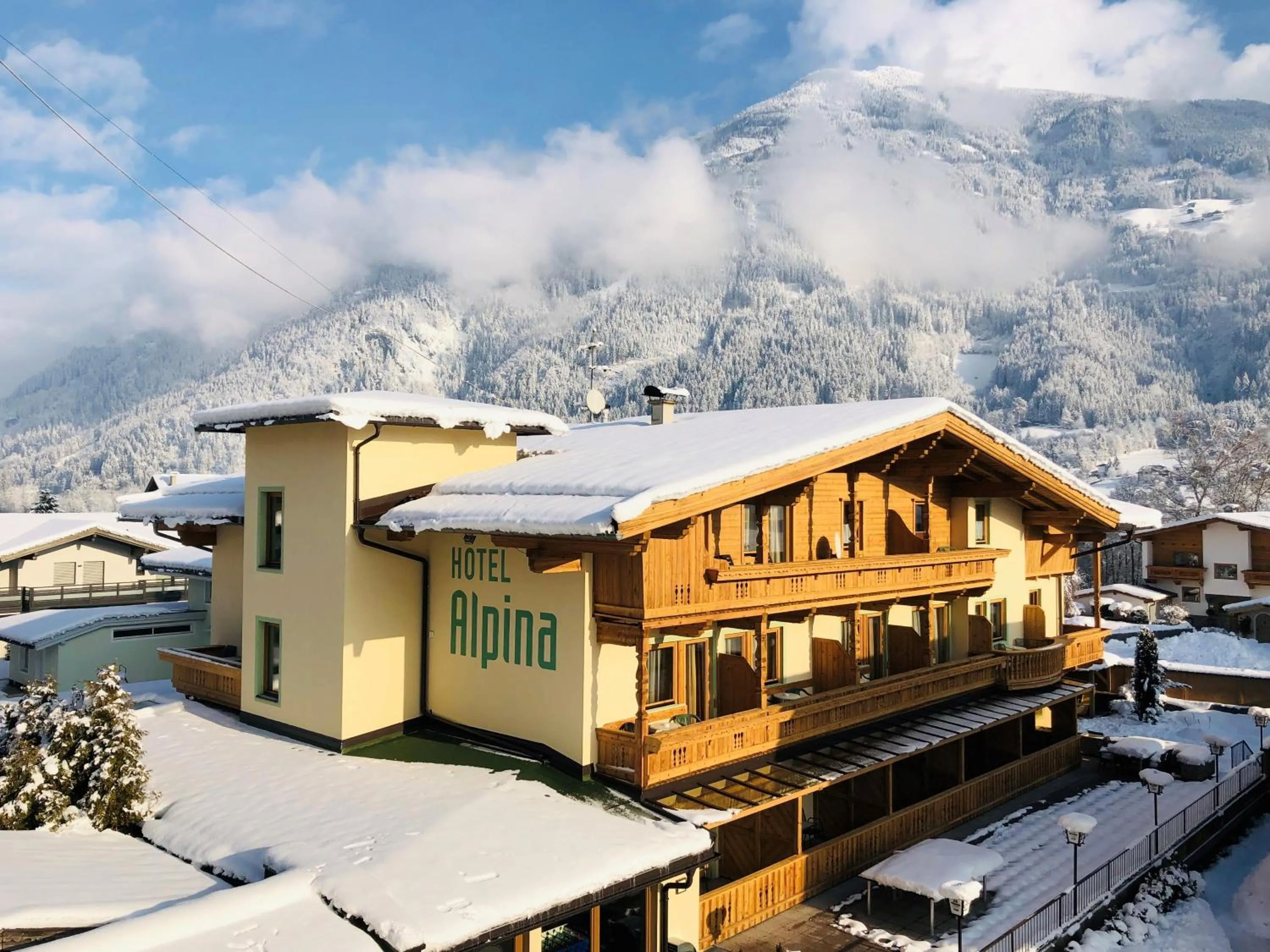 Property building in Hotel Alpina