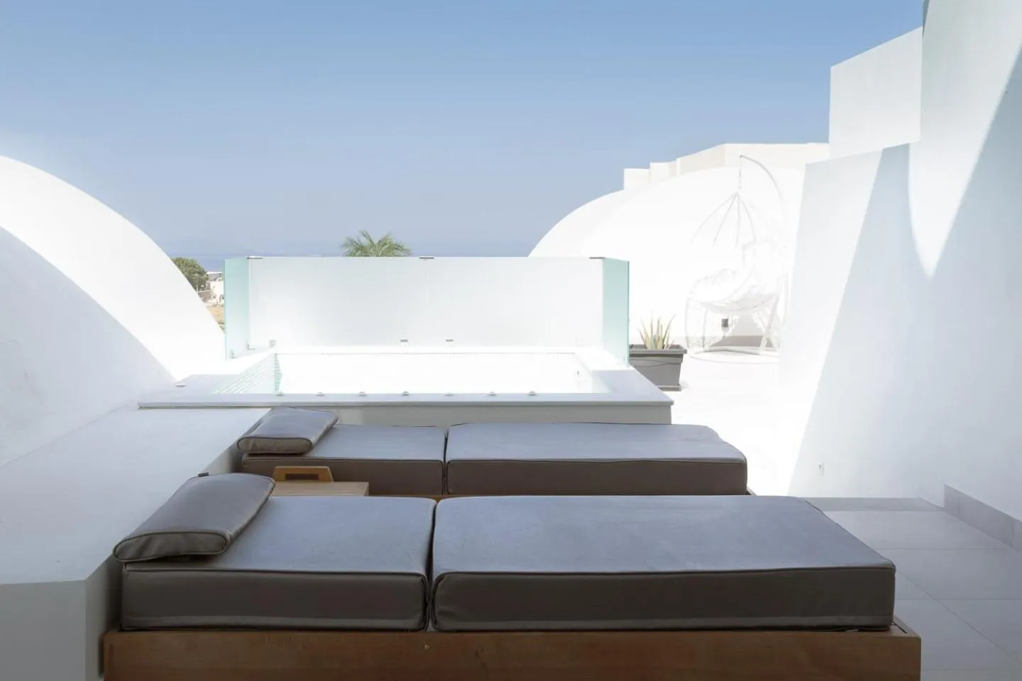 Patio, Bed in Karat Suites