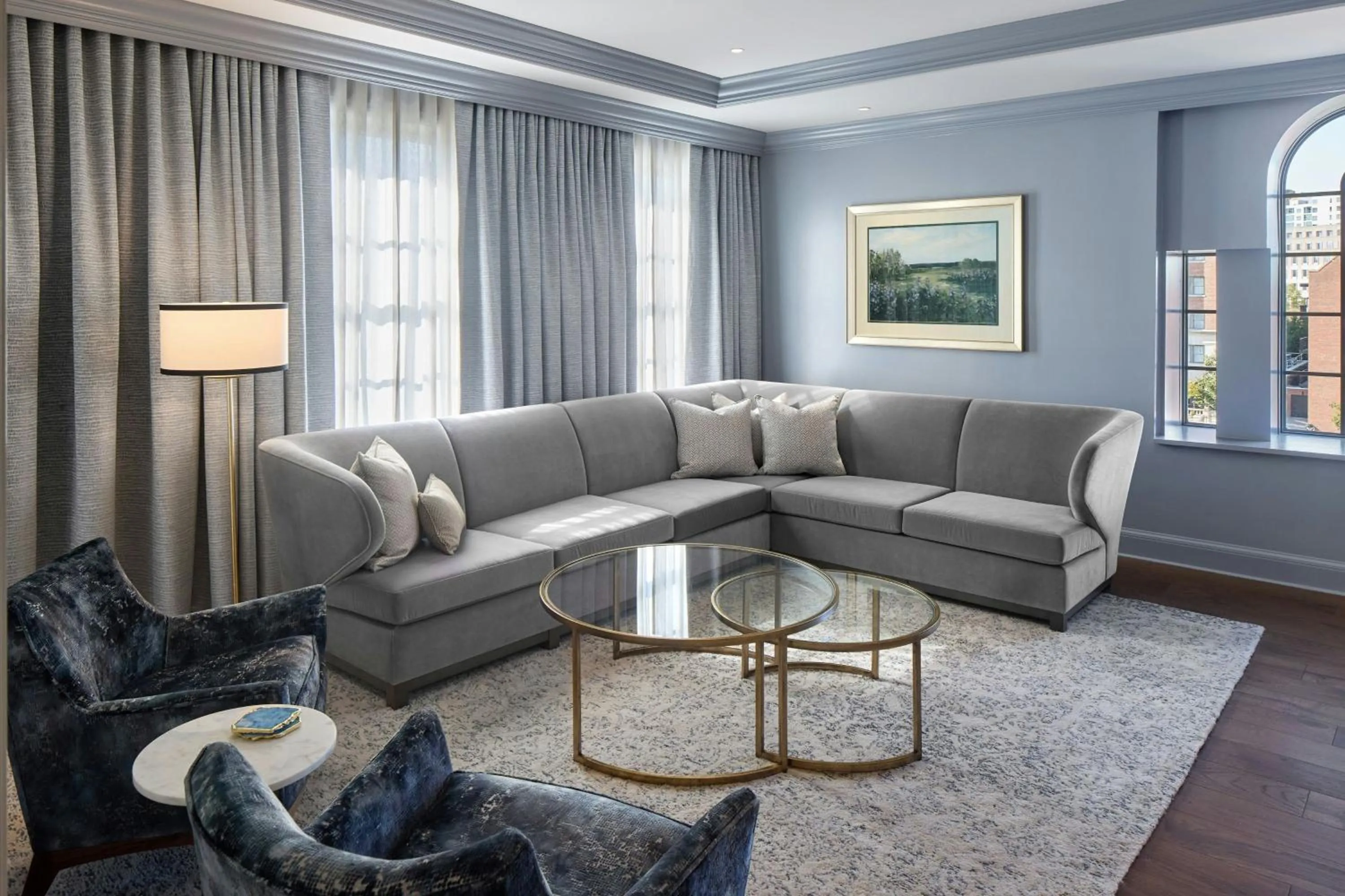 Living room in The Lytle Park Hotel, Autograph Collection