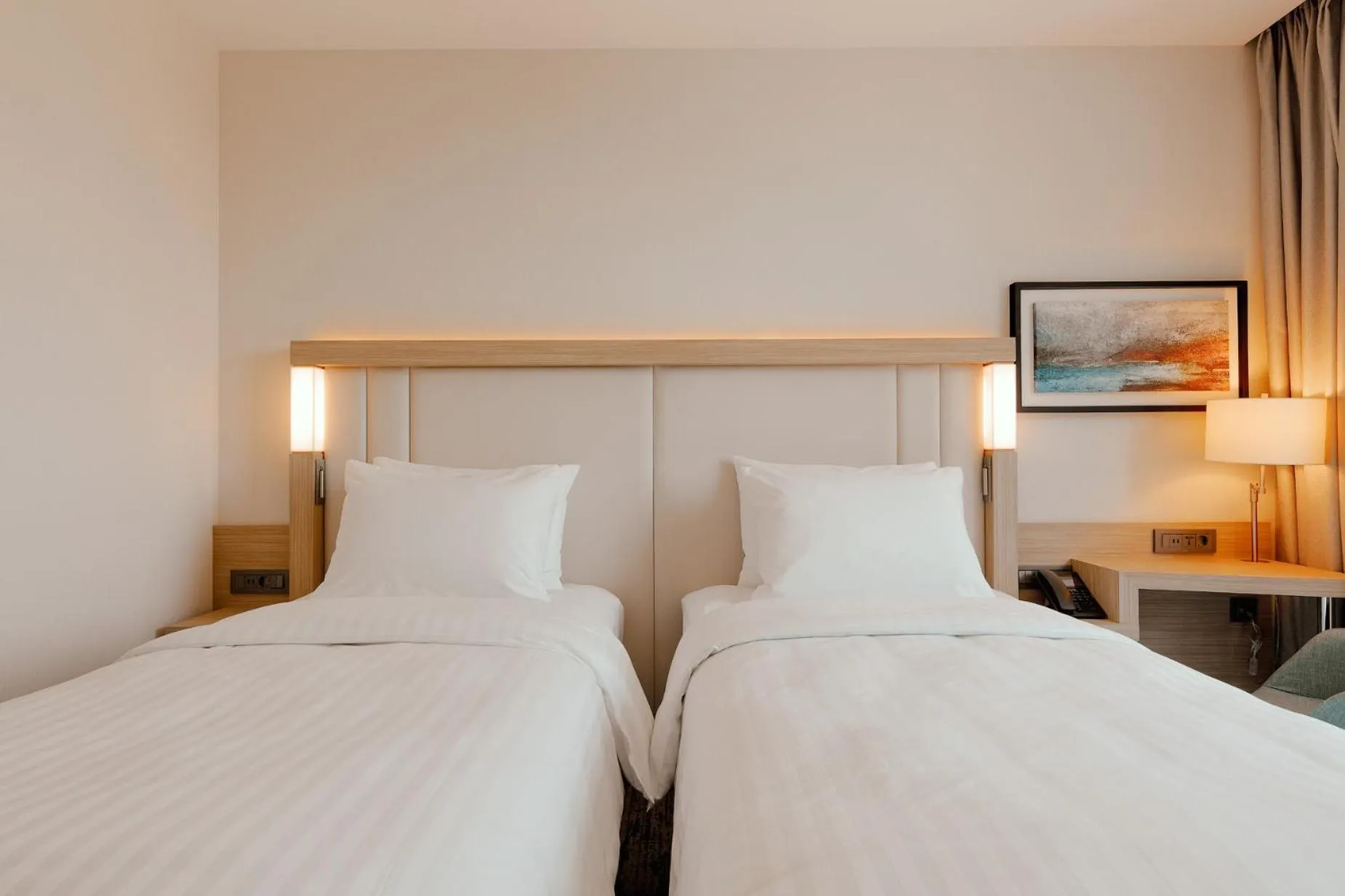 Bed in Courtyard by Marriott Chisinau