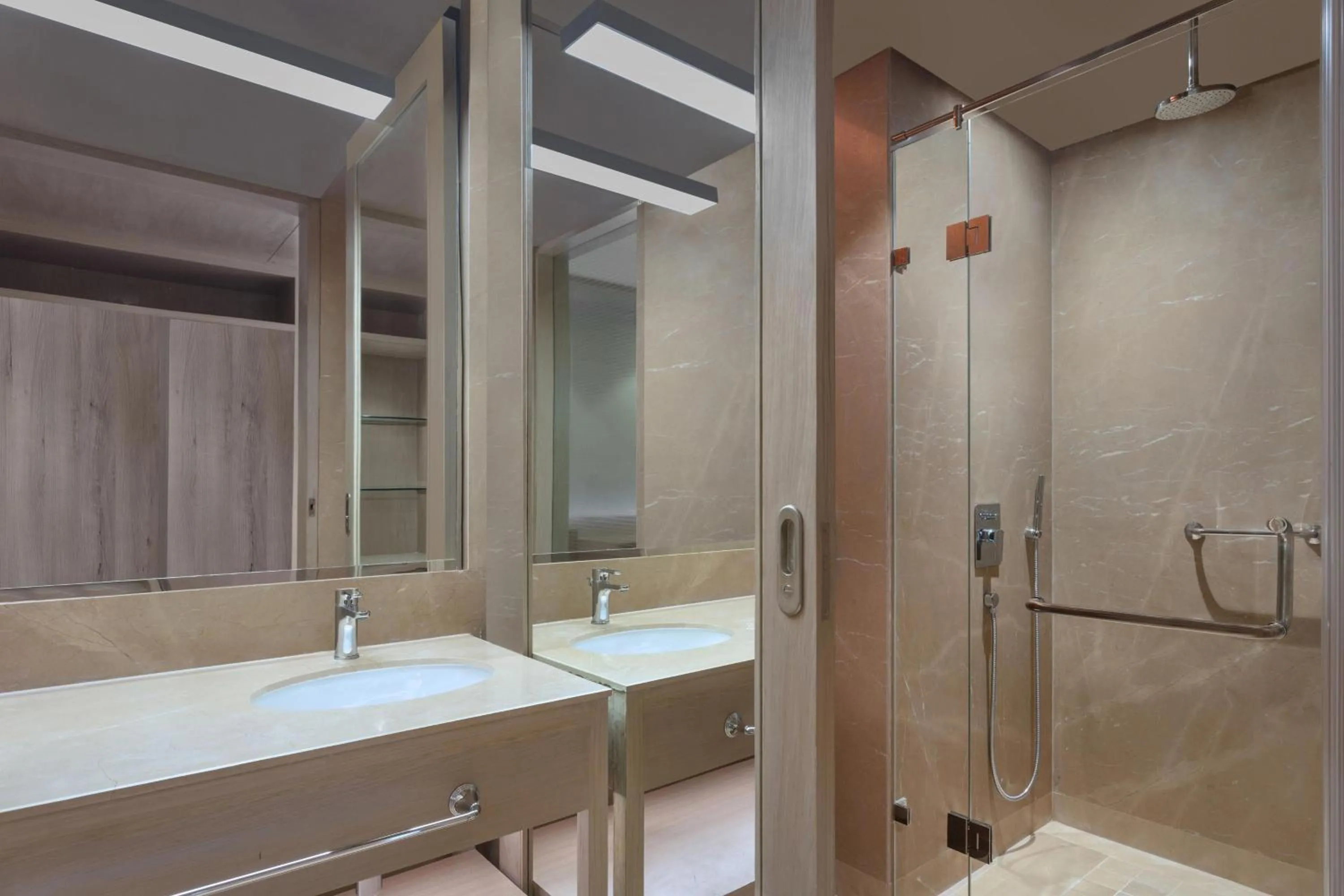 Bathroom in Aloft Kathmandu Thamel