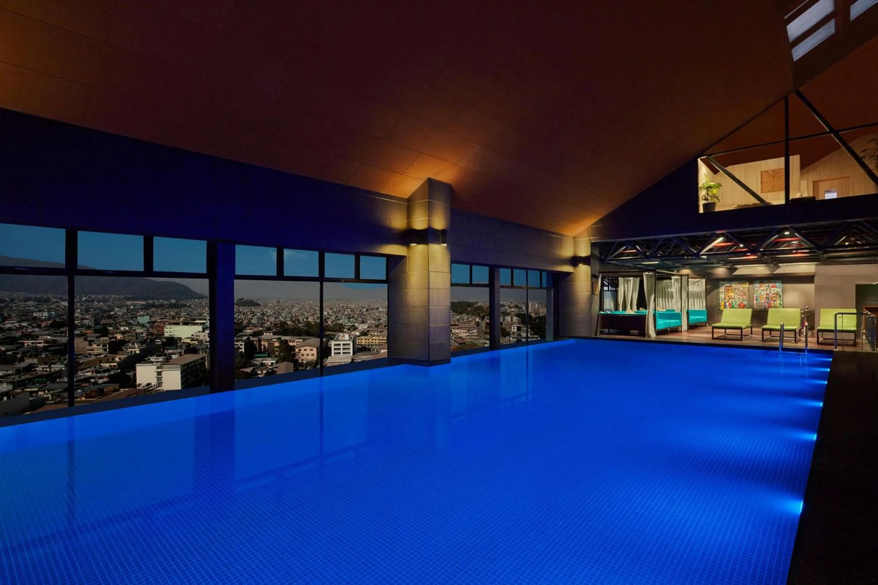Swimming pool in Aloft Kathmandu Thamel