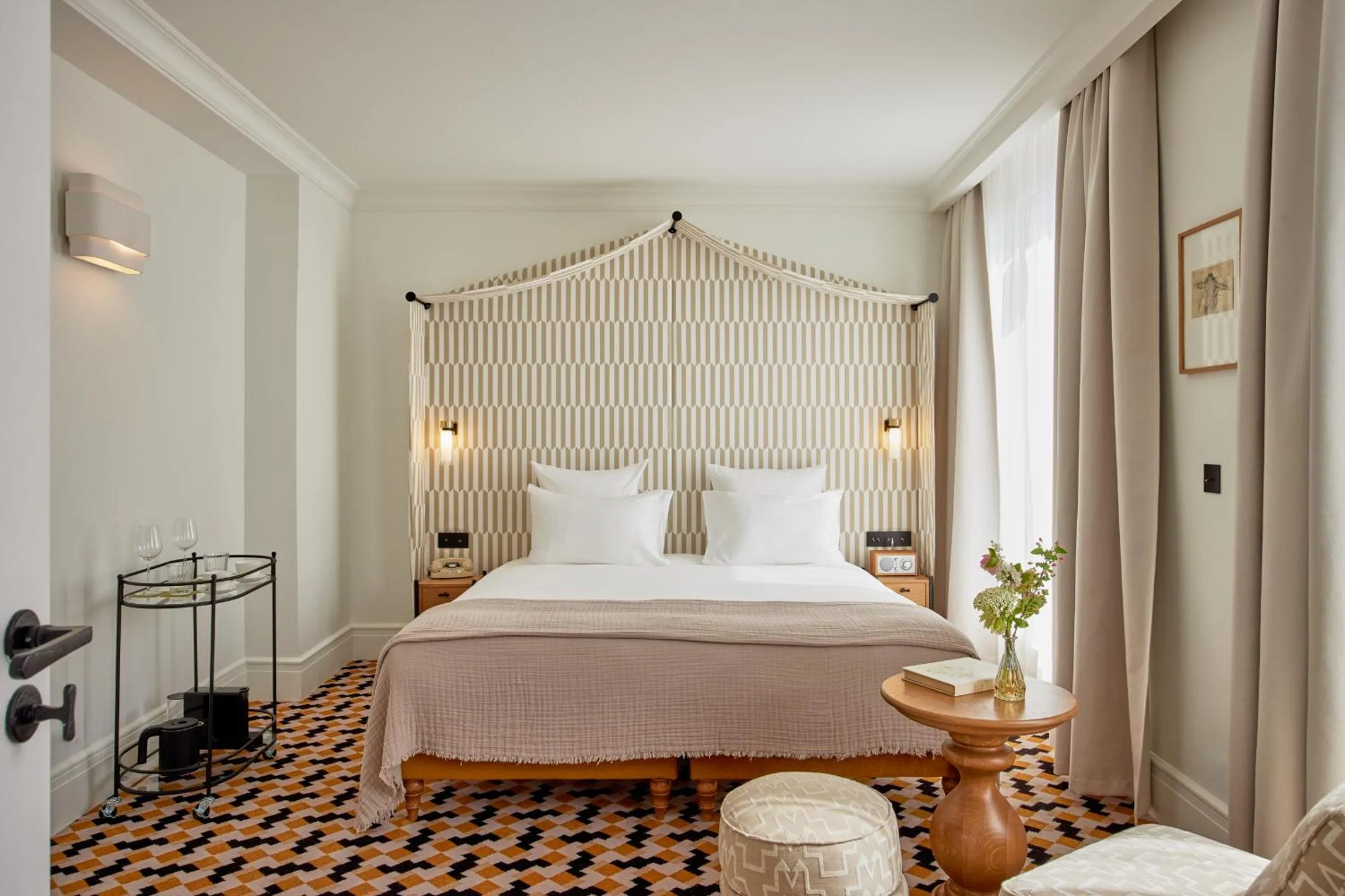 Bed in Hôtel Noucha