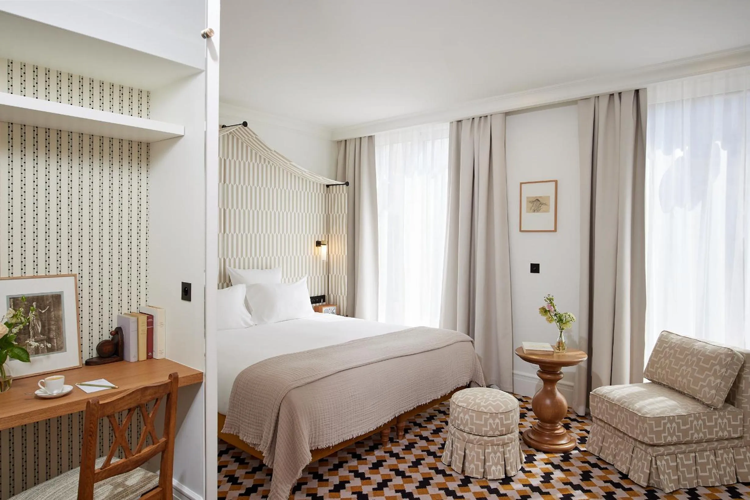 Bed in Hôtel Noucha