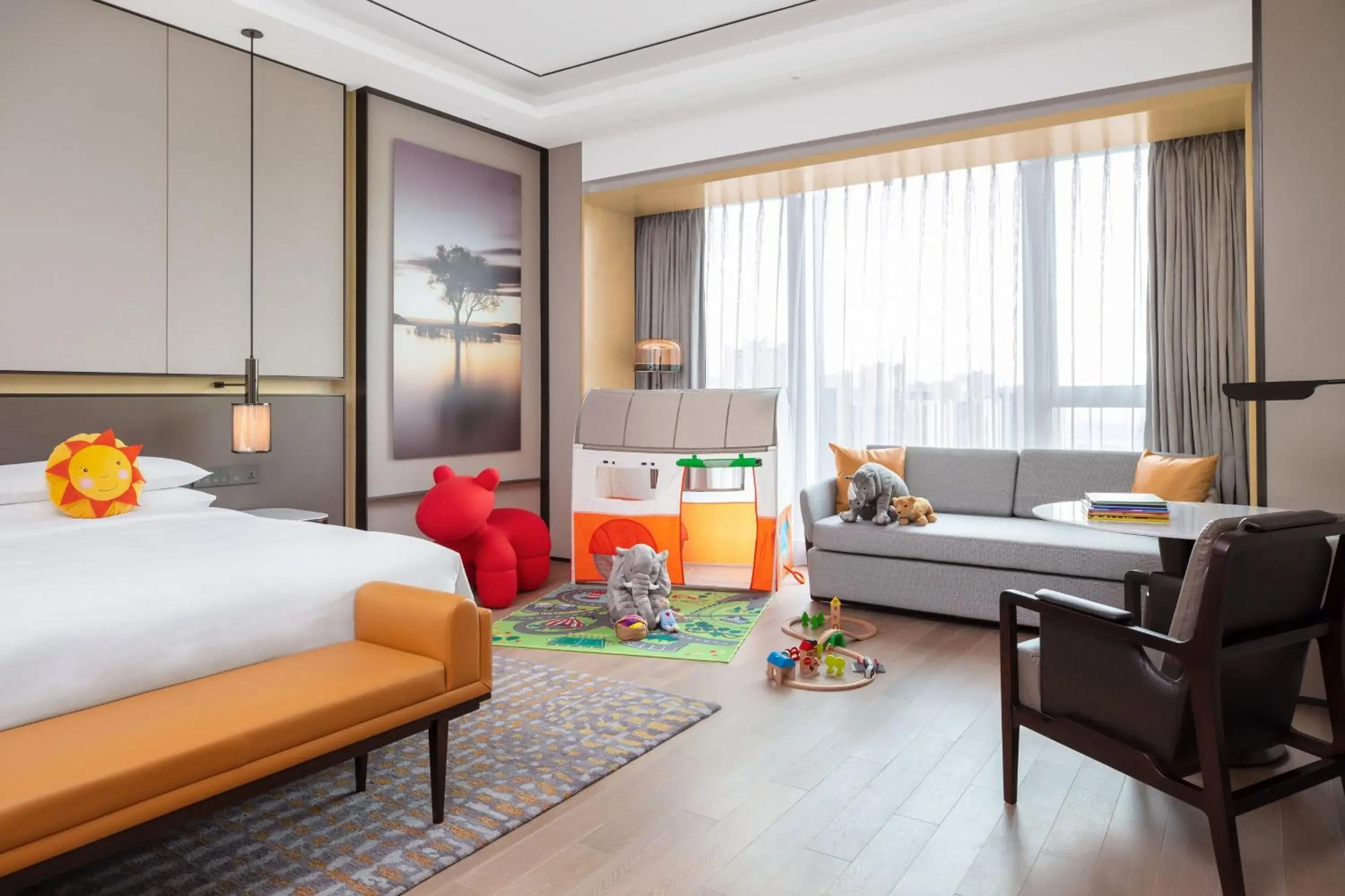 Club Premium, Club lounge access, Guest room, 1 King in Sheraton Shanghai Fengxian Club Premium, Club lounge access, Guest room, 1 King in Sheraton Shanghai Fengxian