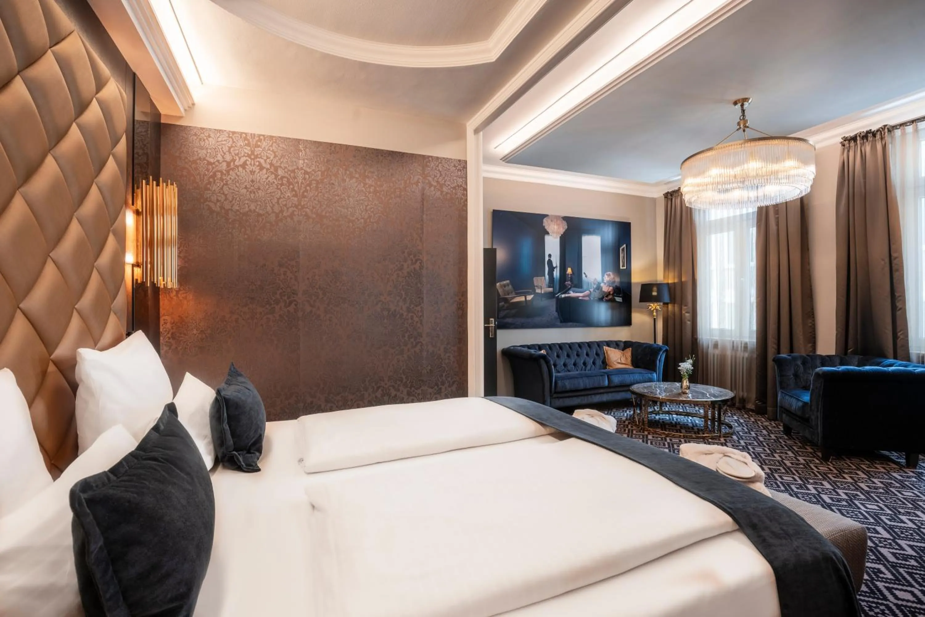 Photo of the whole room, Bed in Boutique Hotel Germania