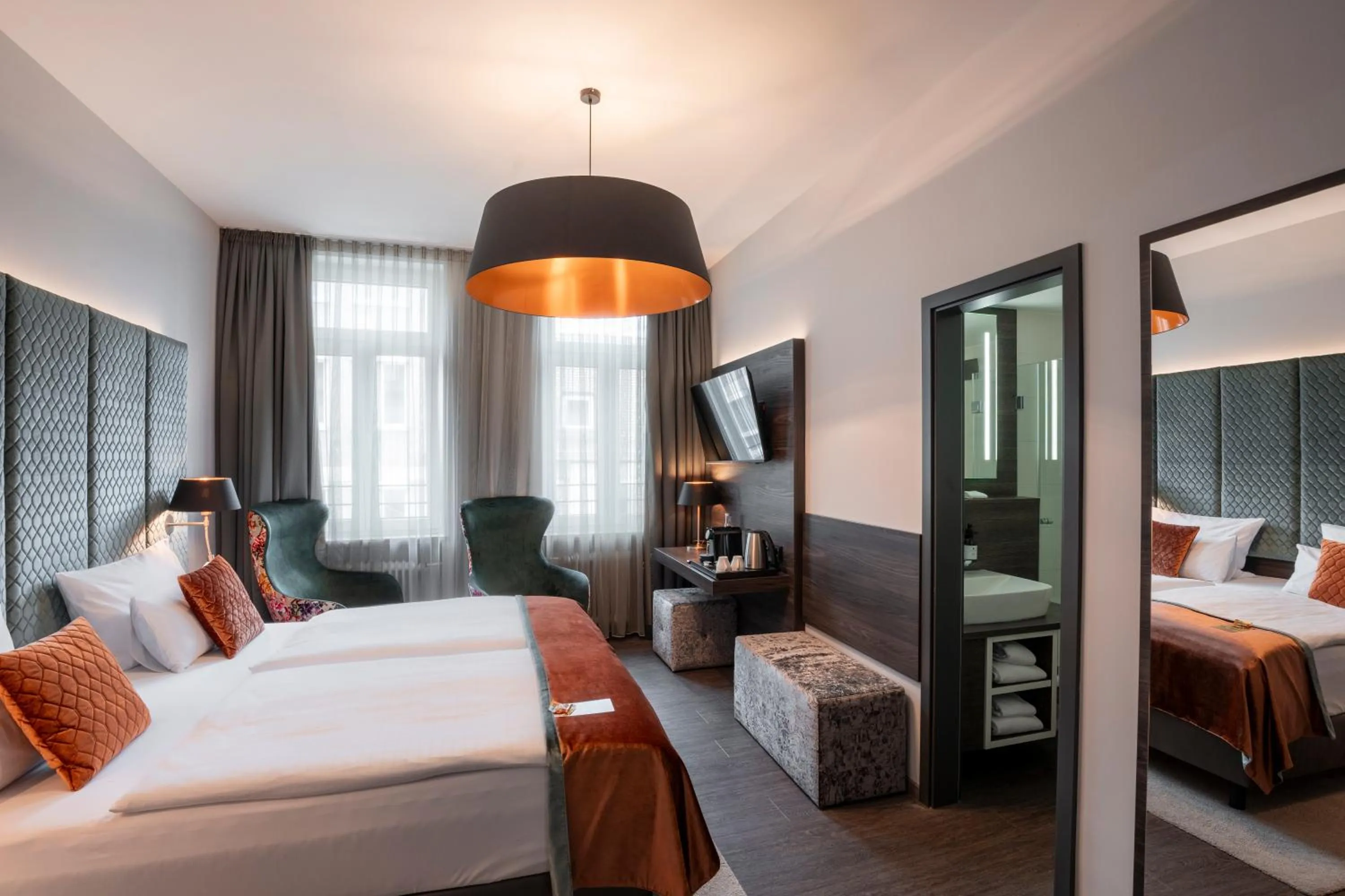 Photo of the whole room, Bed in Boutique Hotel Germania