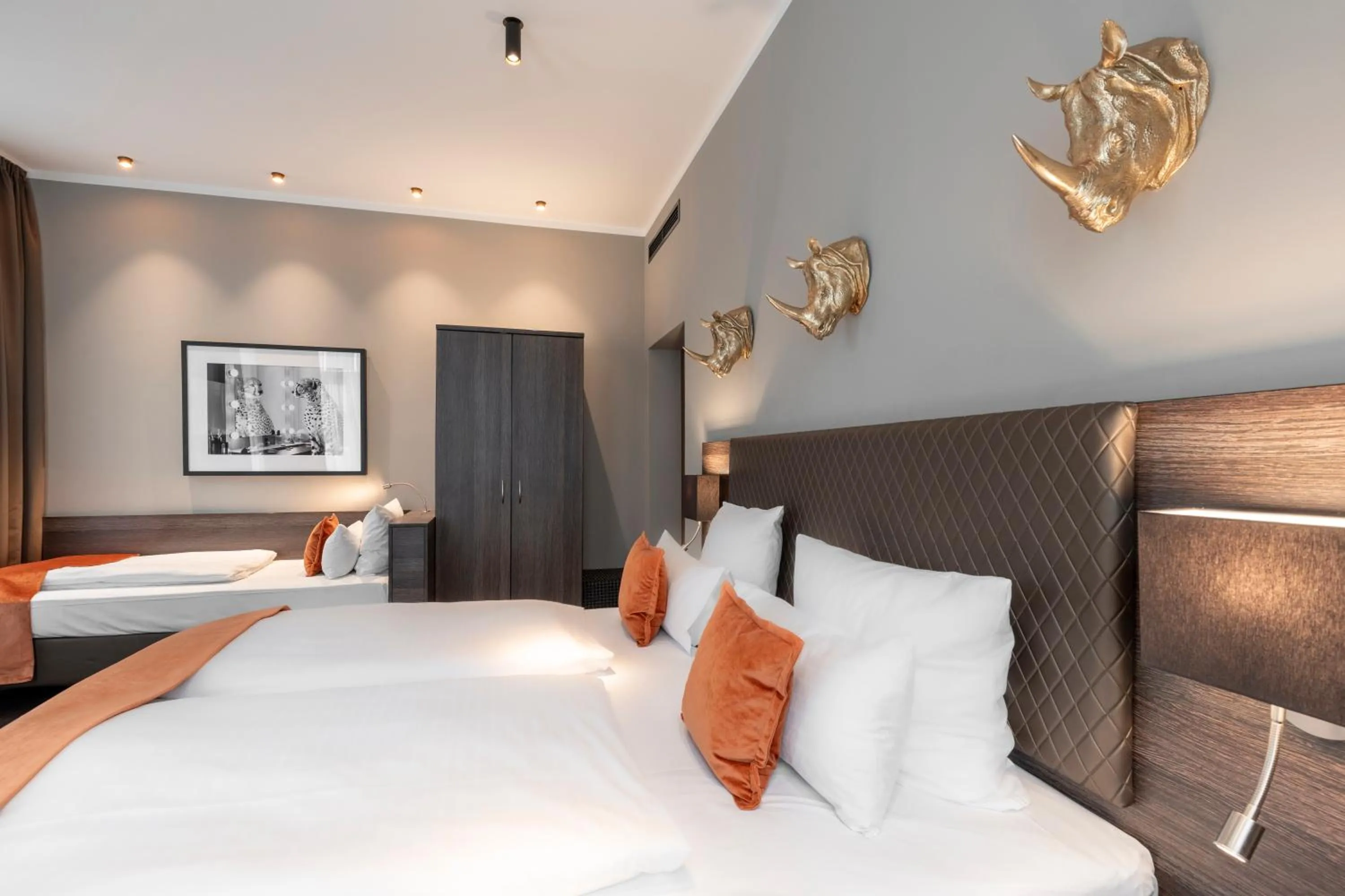 Photo of the whole room, Bed in Boutique Hotel Germania