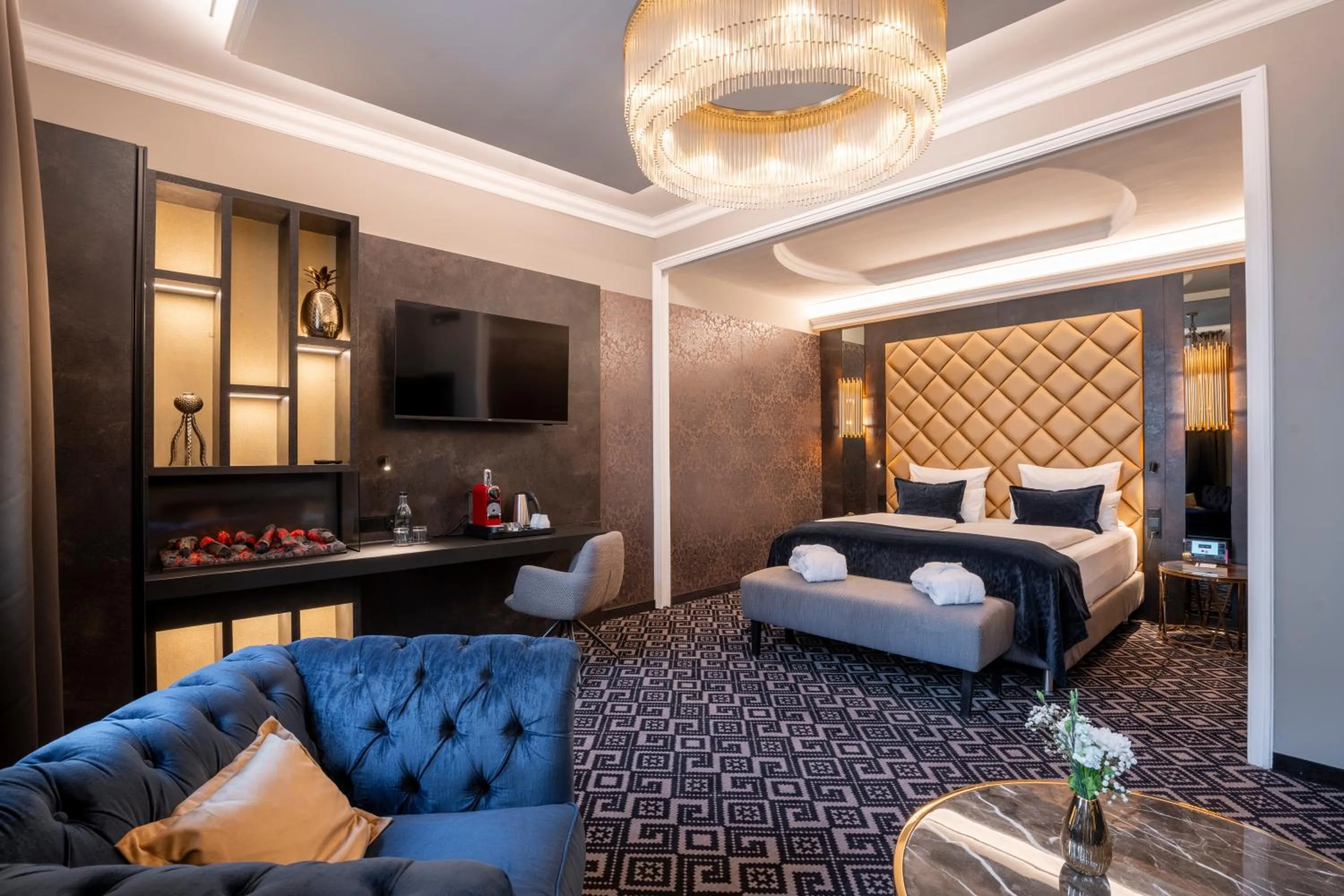 Photo of the whole room, Bed in Boutique Hotel Germania