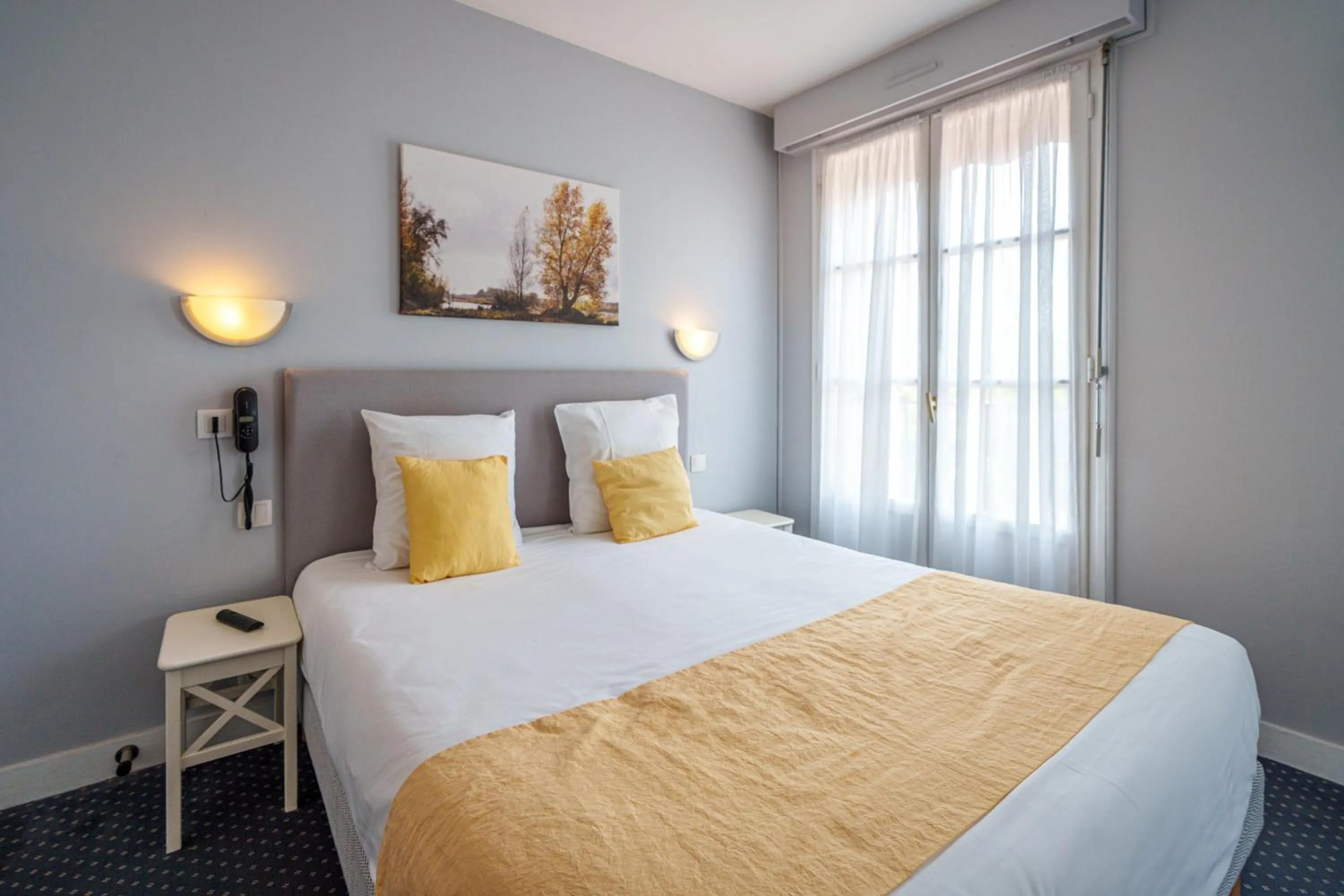 Bed in Hotel Val De Loire