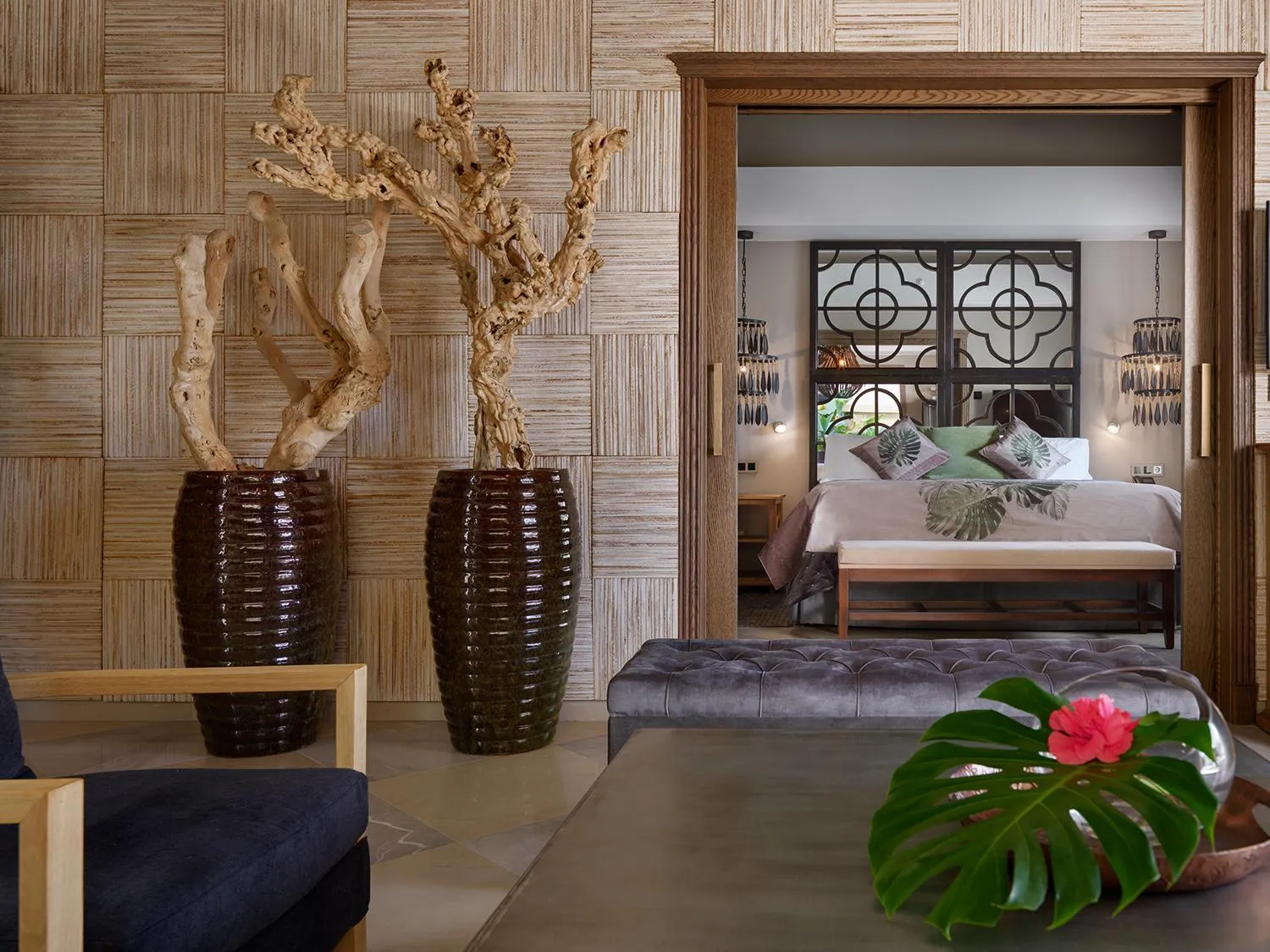 Living room, Bed in Royal River, Luxury Hotel - Adults Only