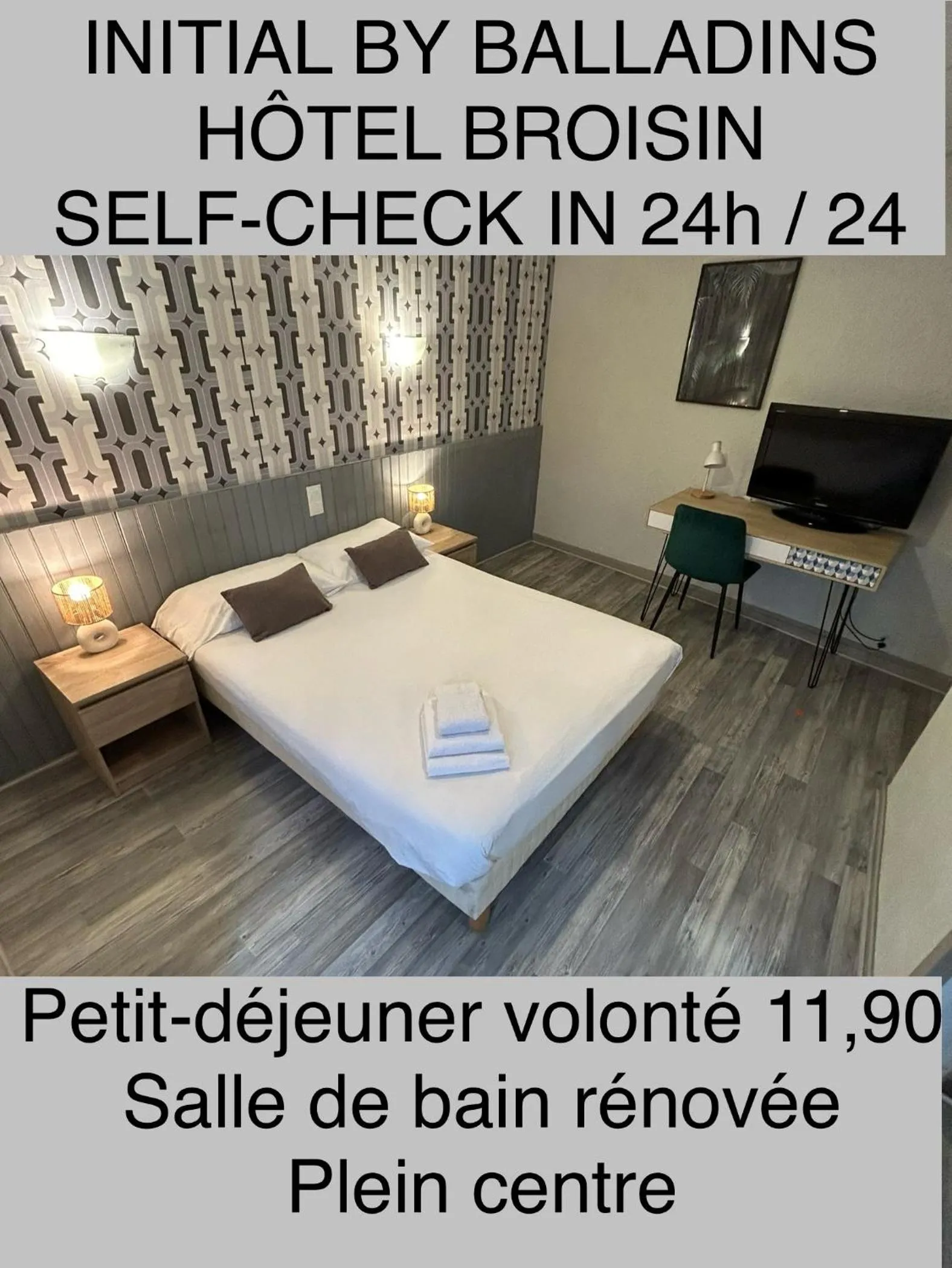 Photo of the whole room in Initial by balladins, Hôtel Restaurant Broisin