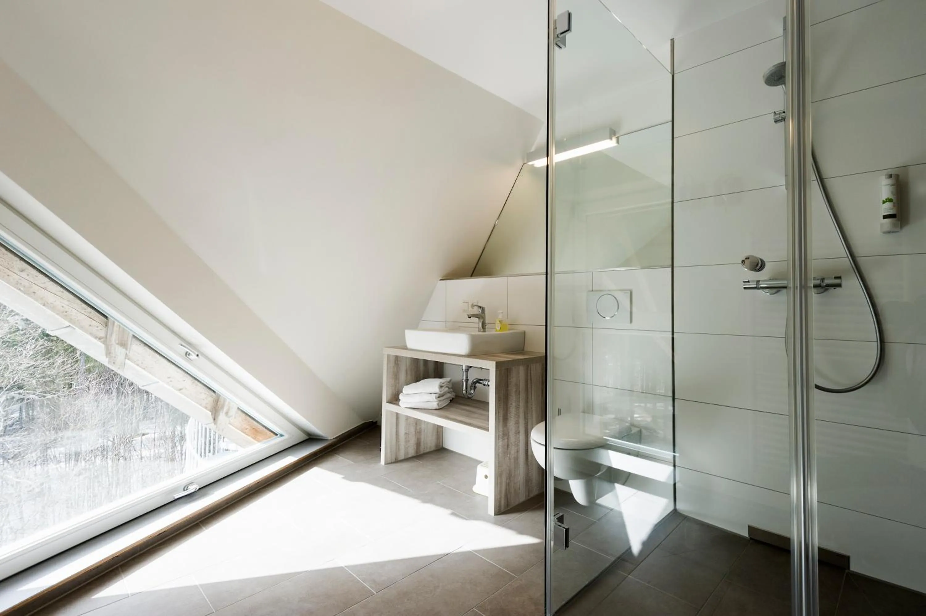 Shower in Berghaus Freiburg - Appartement Hotel auf dem Schauinsland