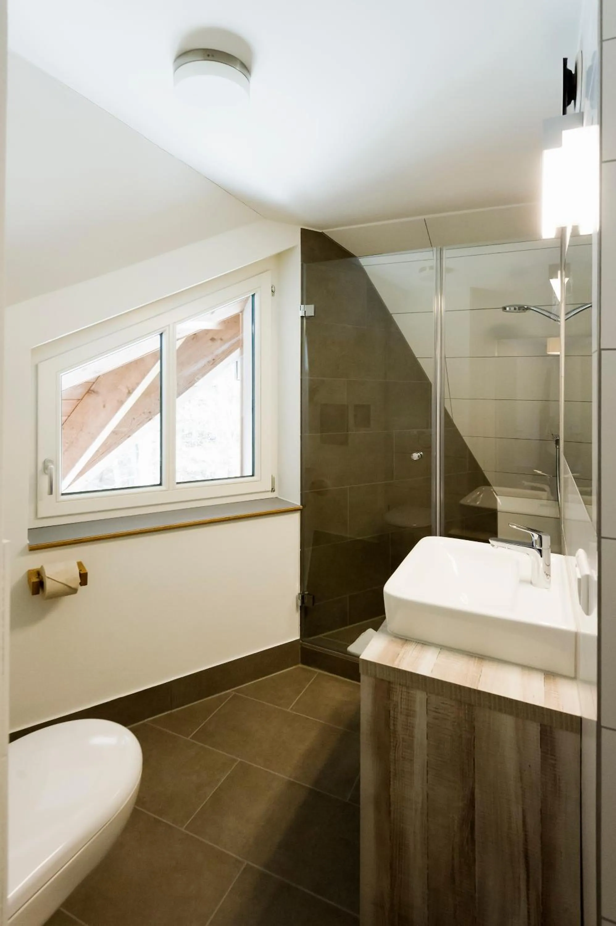 Shower in Berghaus Freiburg - Appartement Hotel auf dem Schauinsland