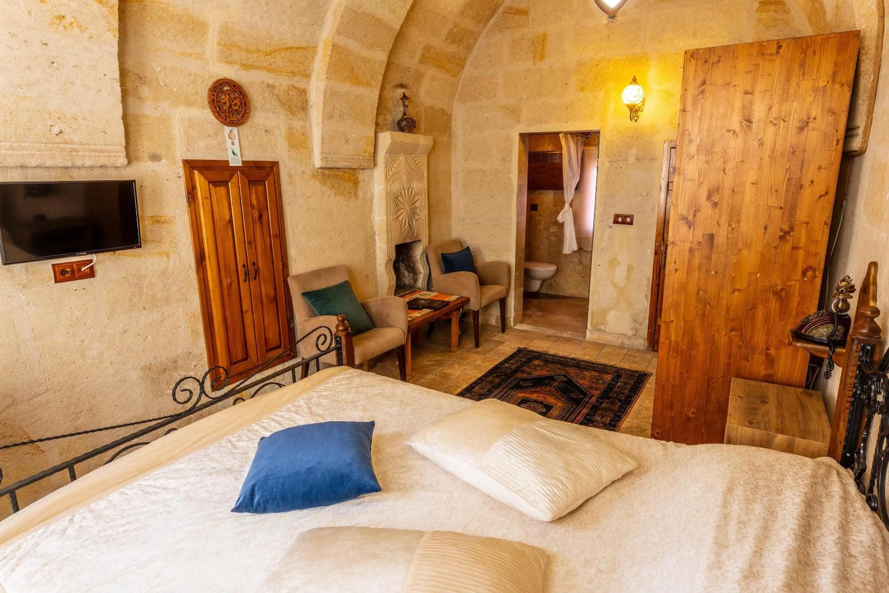 Bed in Lovely Cappadocia Hotel