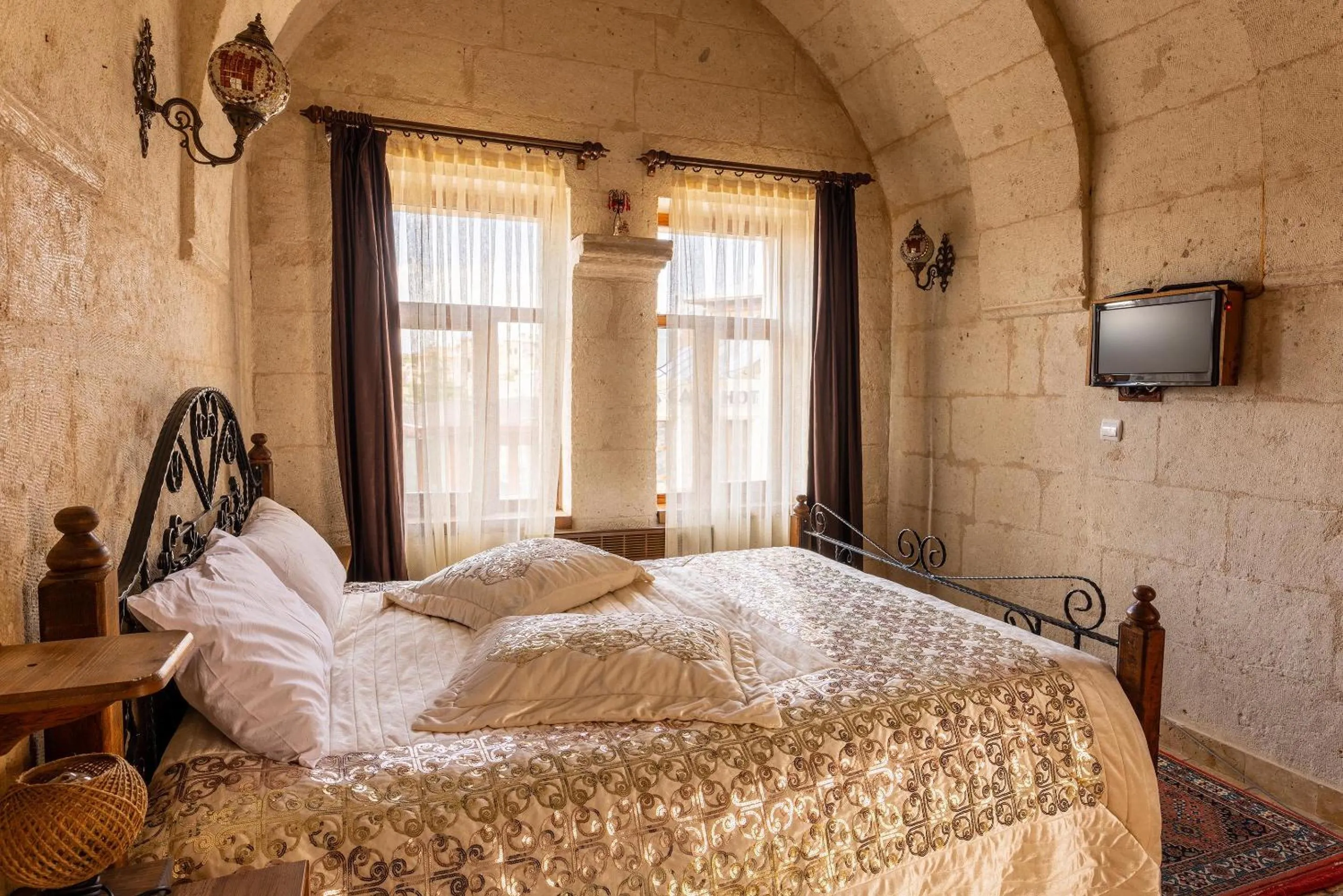 Bedroom, Bed in Lovely Cappadocia Hotel