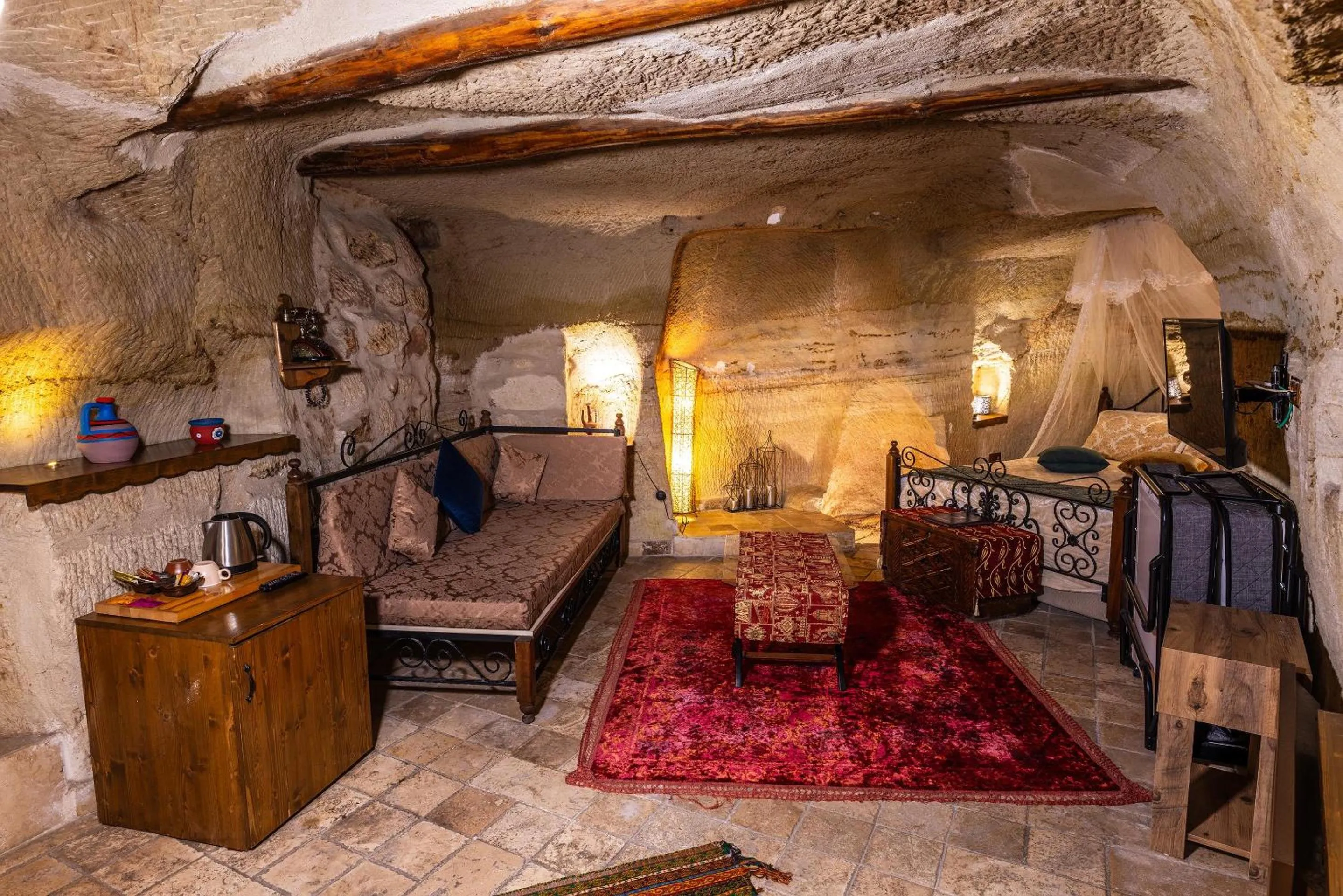 Bed in Lovely Cappadocia Hotel