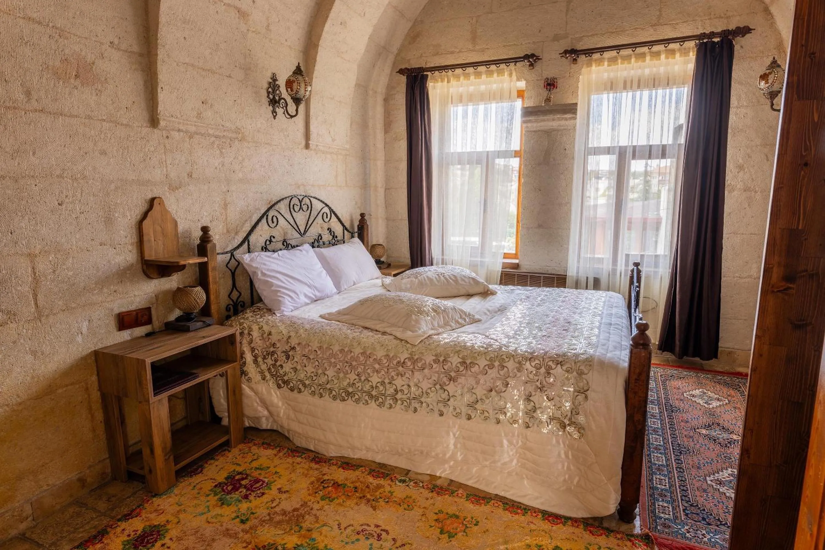 Bed in Lovely Cappadocia Hotel
