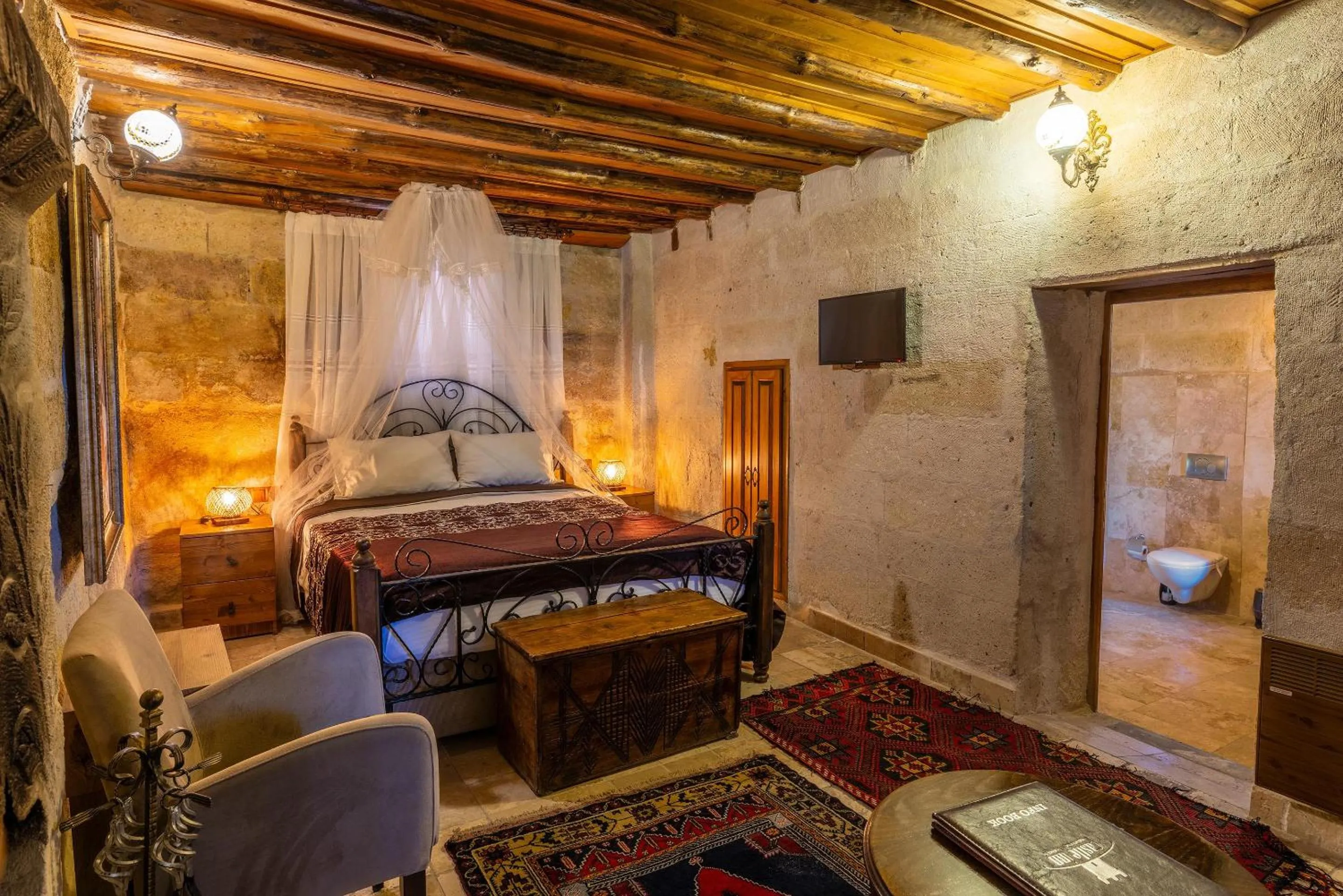 Bed in Lovely Cappadocia Hotel