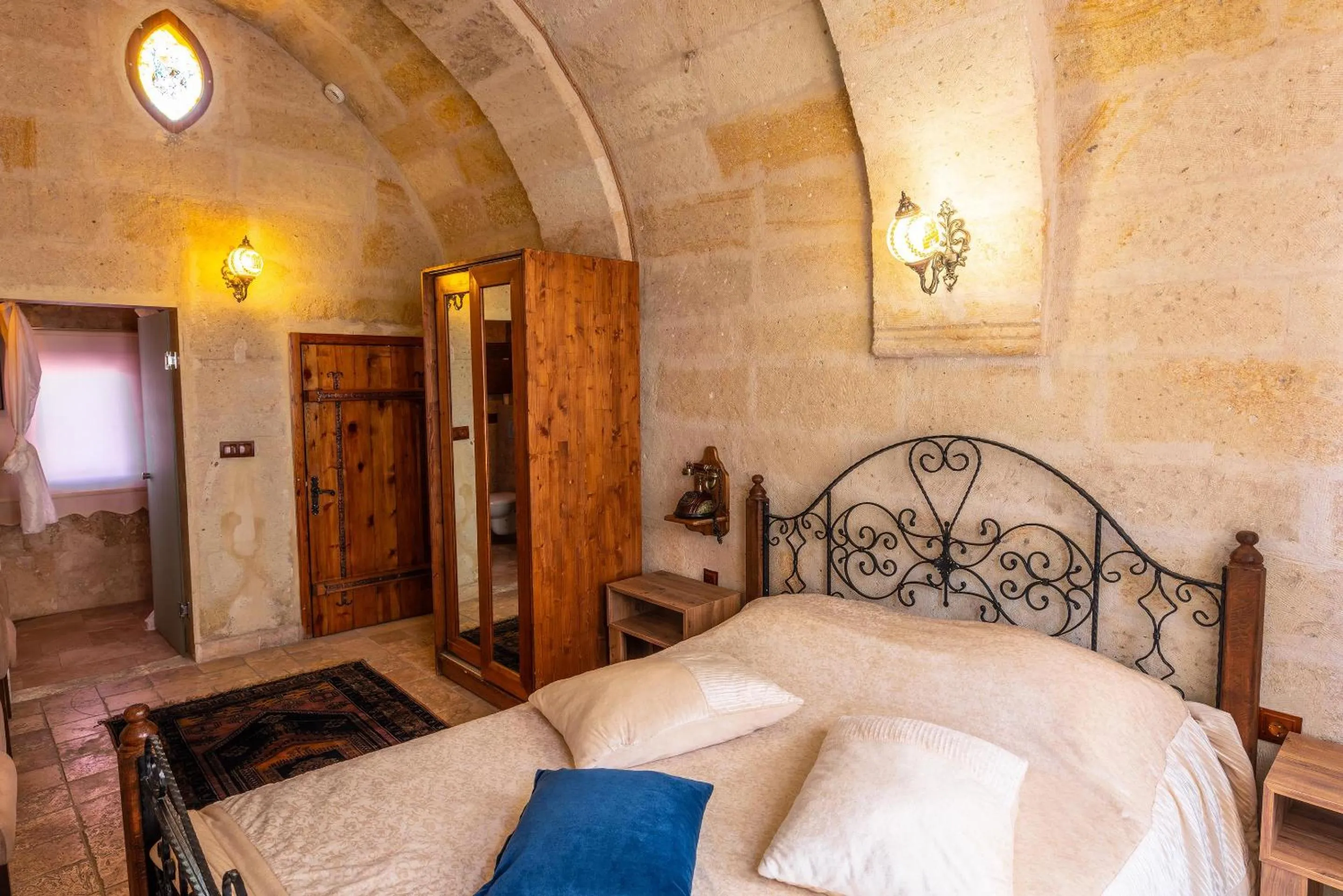 Bed in Lovely Cappadocia Hotel