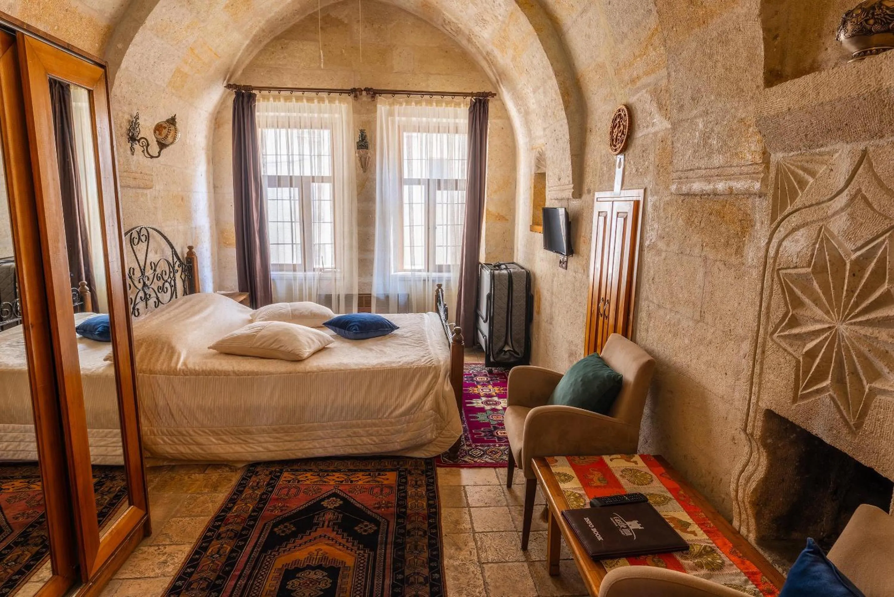 Bed in Lovely Cappadocia Hotel