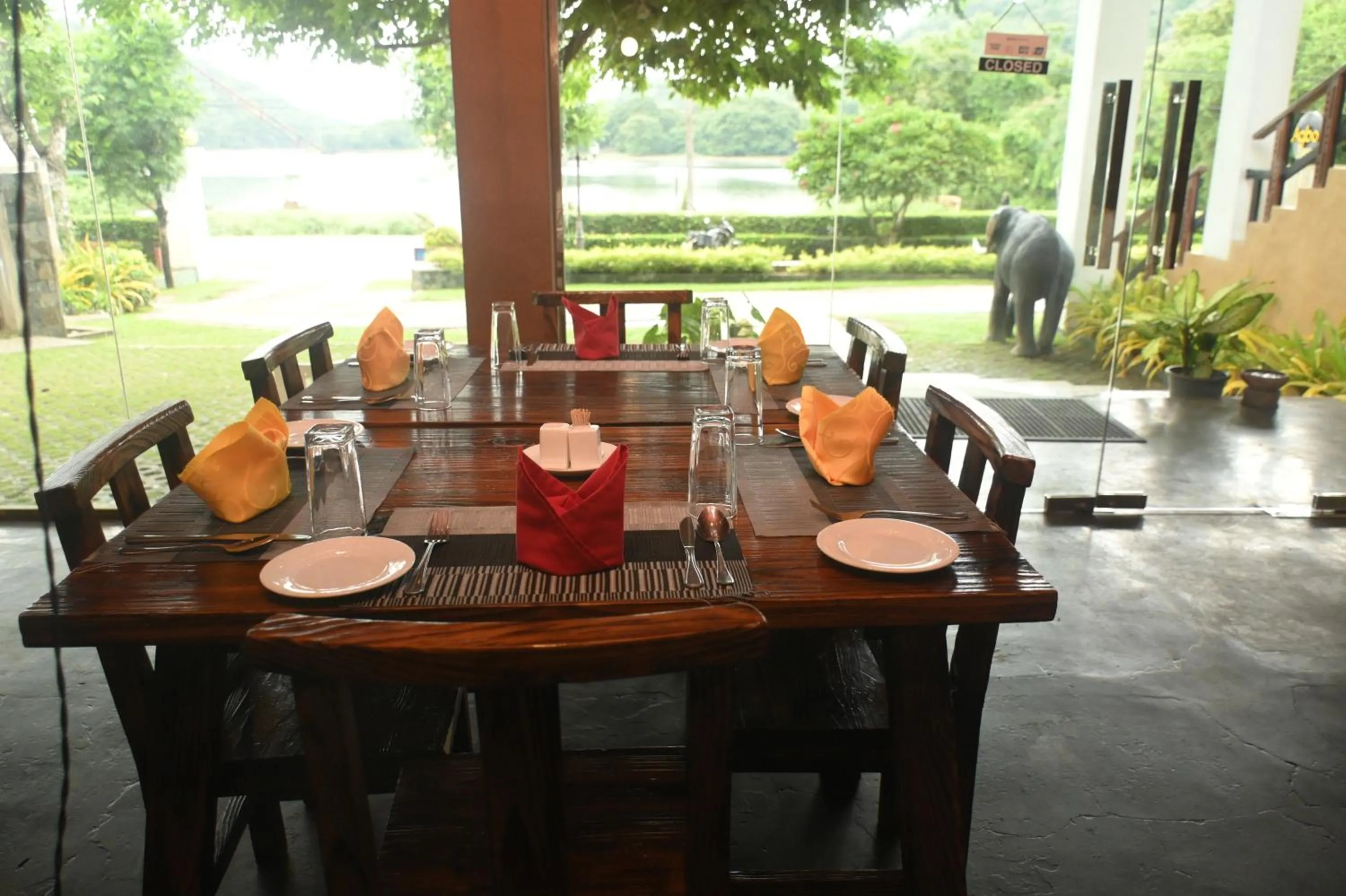 Patio in Agbo Hotel