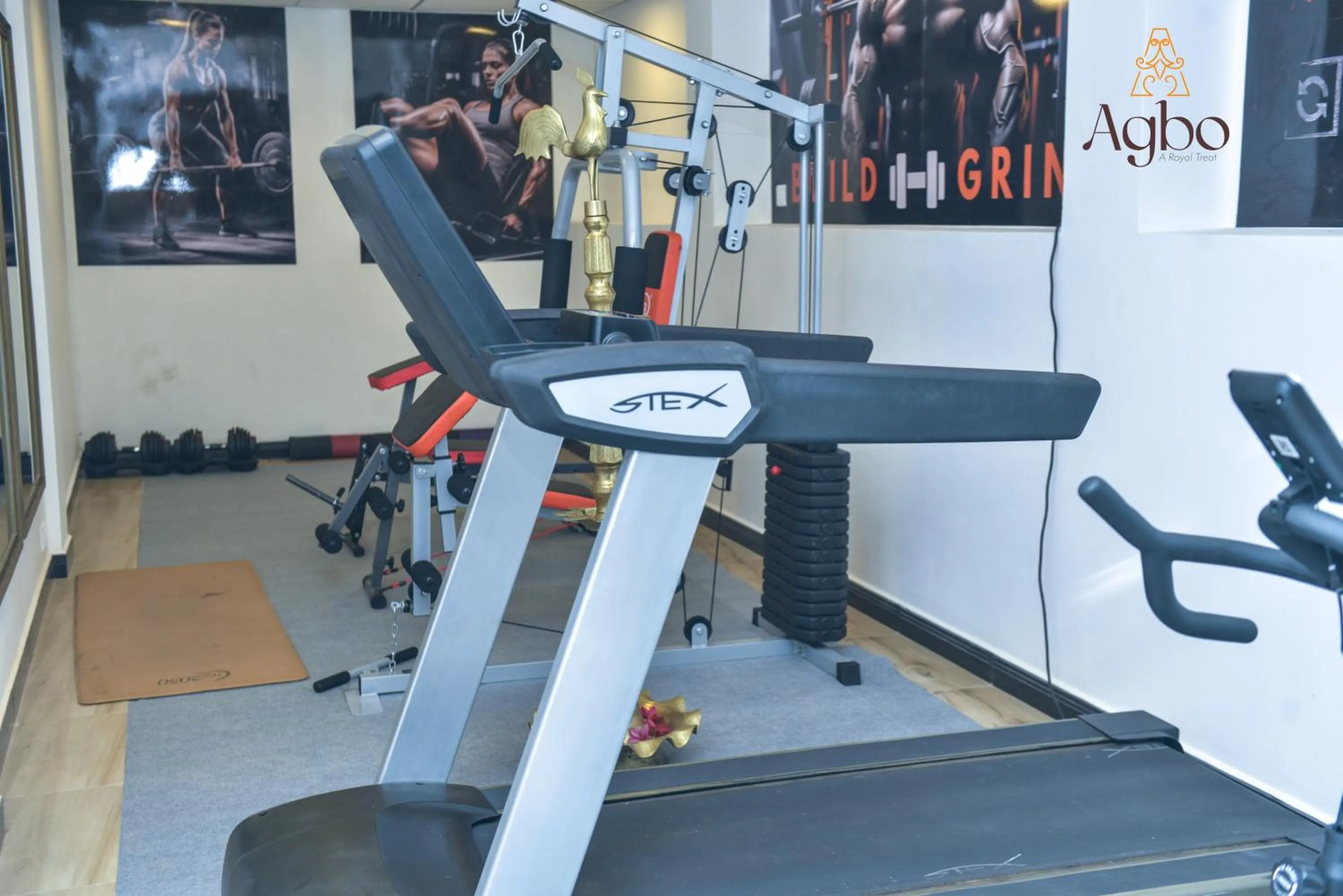 Fitness centre/facilities in Agbo Hotel