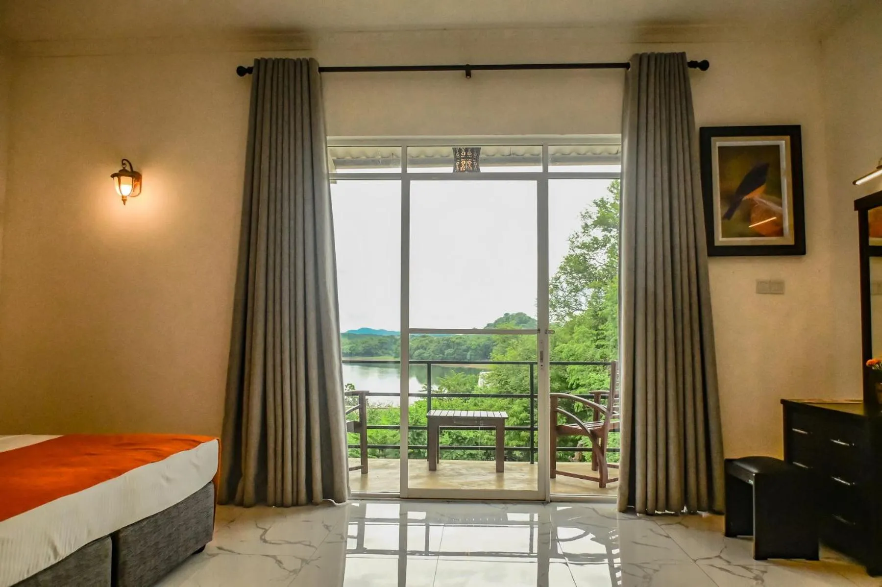 View (from property/room), Bed in Agbo Hotel