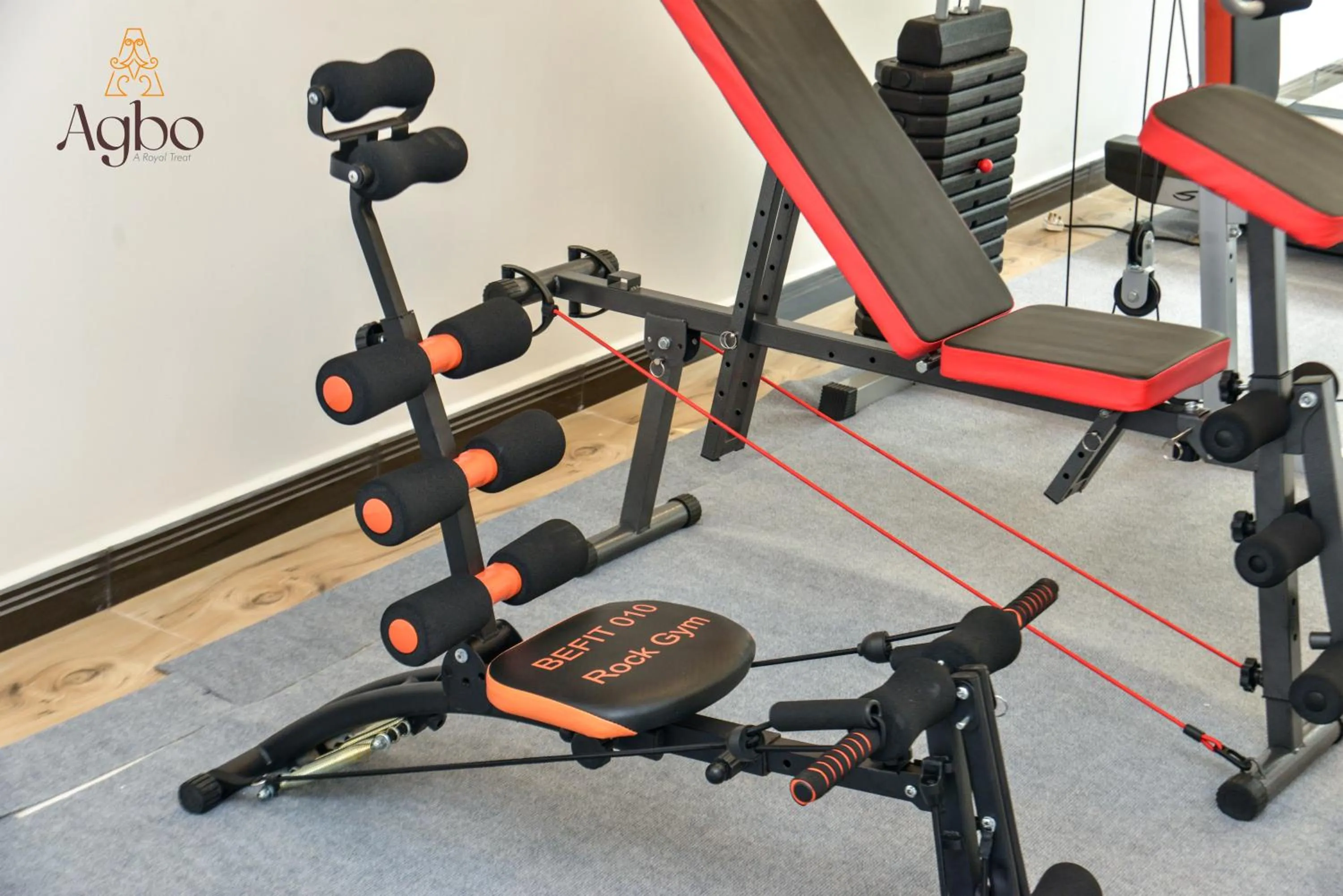 Fitness centre/facilities in Agbo Hotel