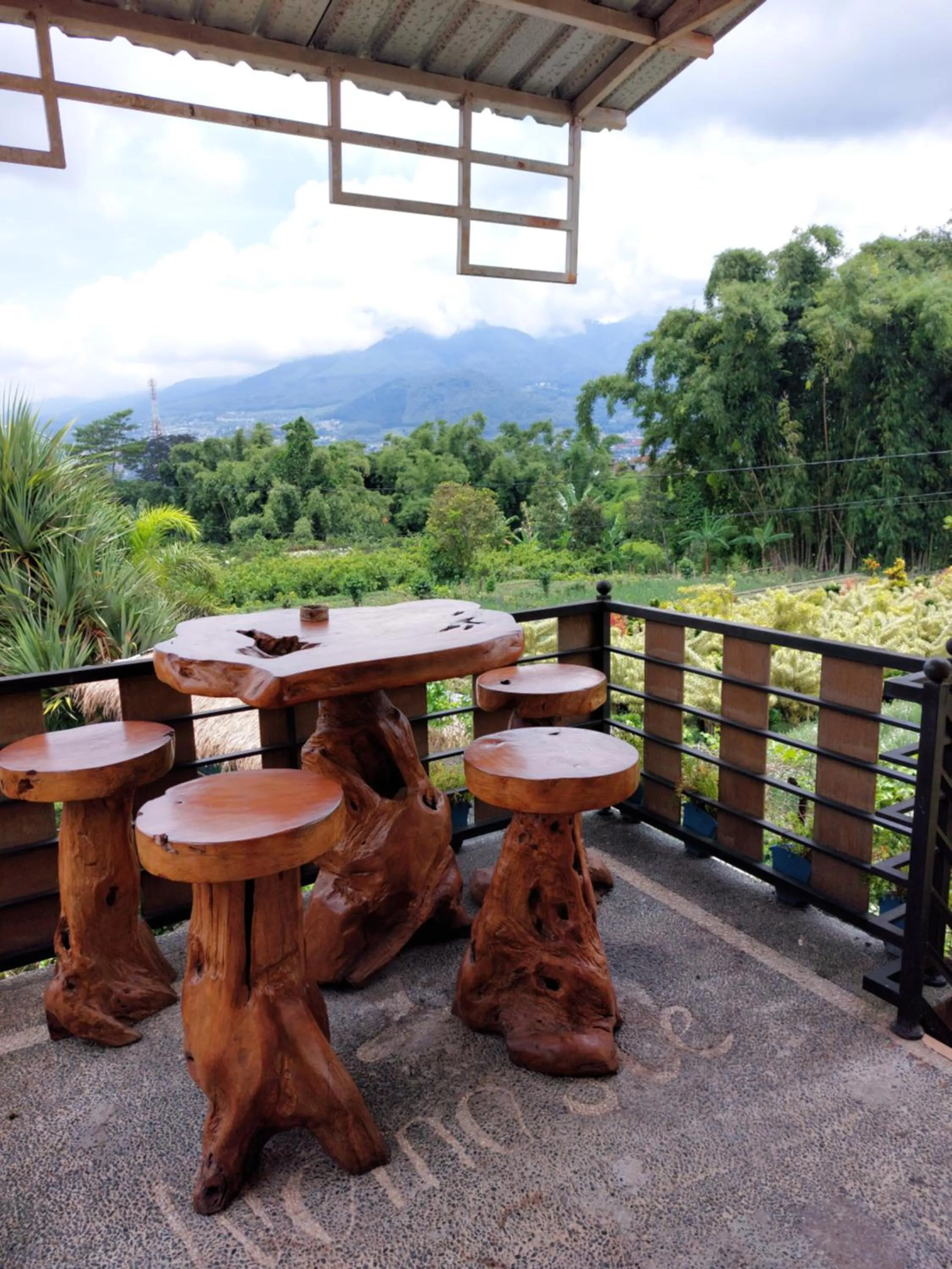 Balcony/Terrace in Bliss family cottage Batu