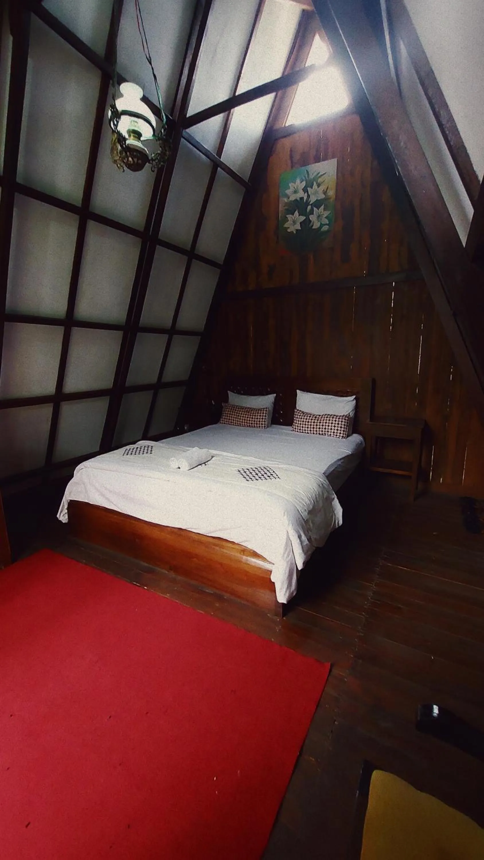 Bed in Bliss family cottage Batu