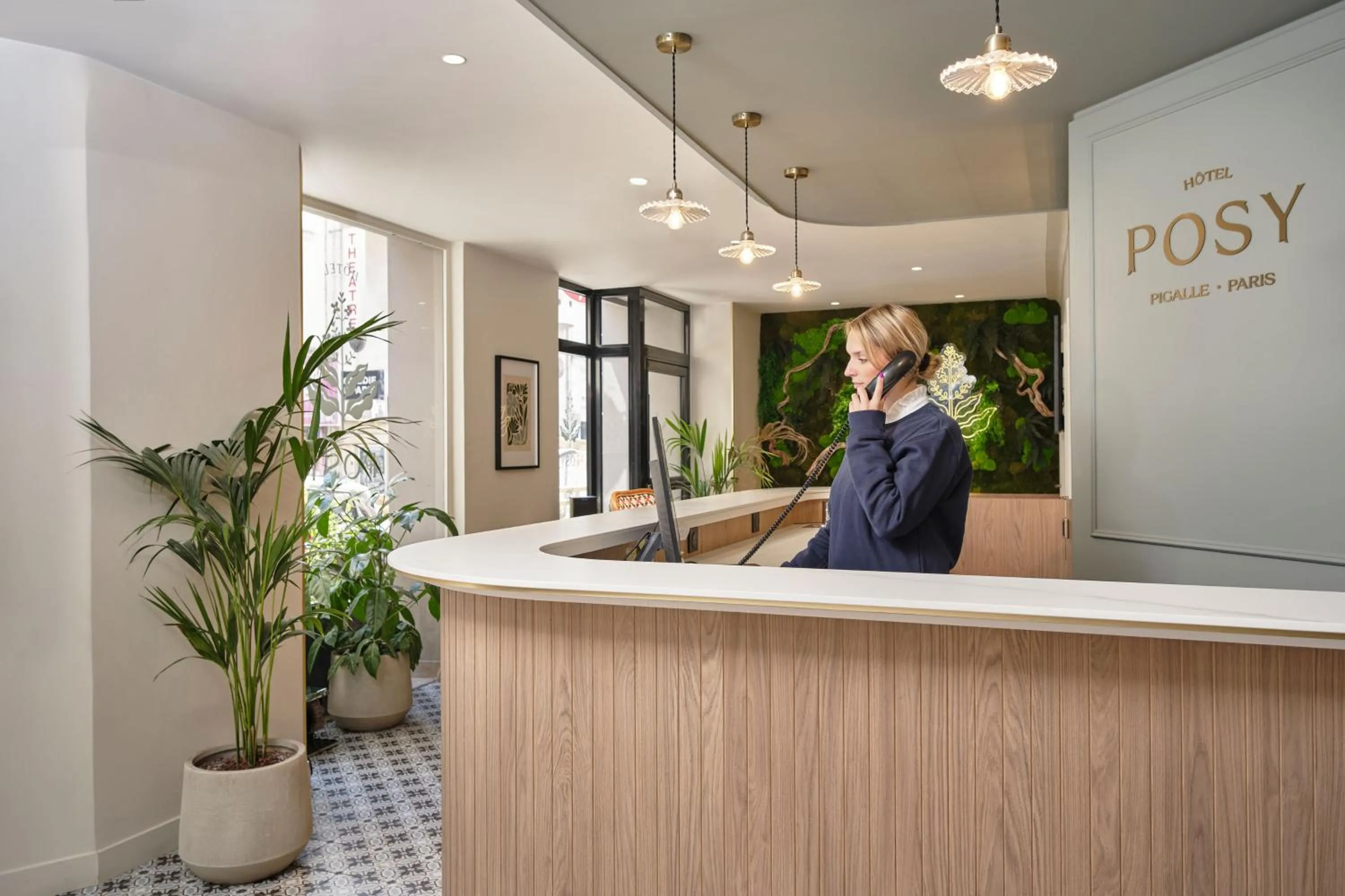 Lobby or reception in Posy Hotel by Happyculture