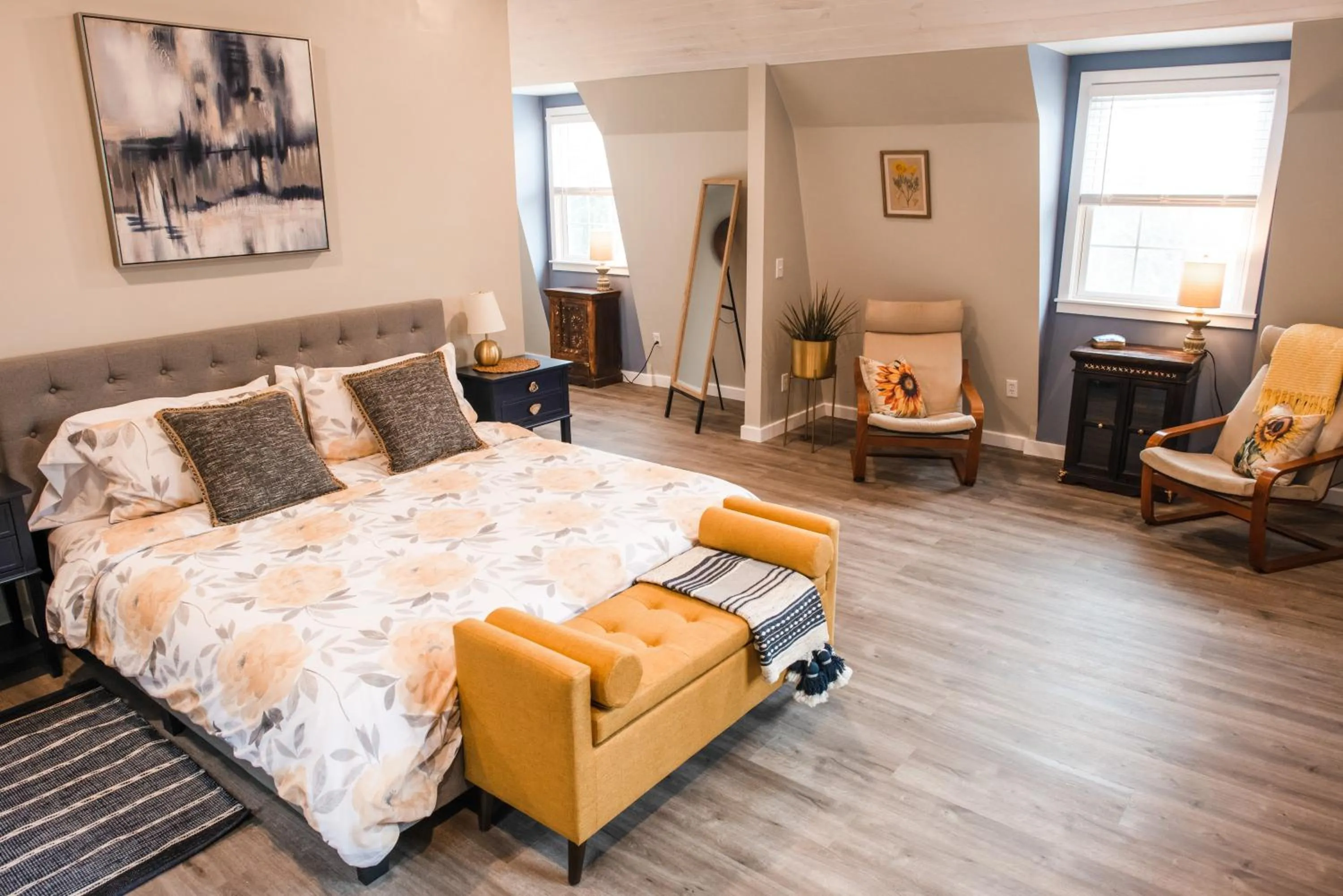 Bed in Moonshadow B&B