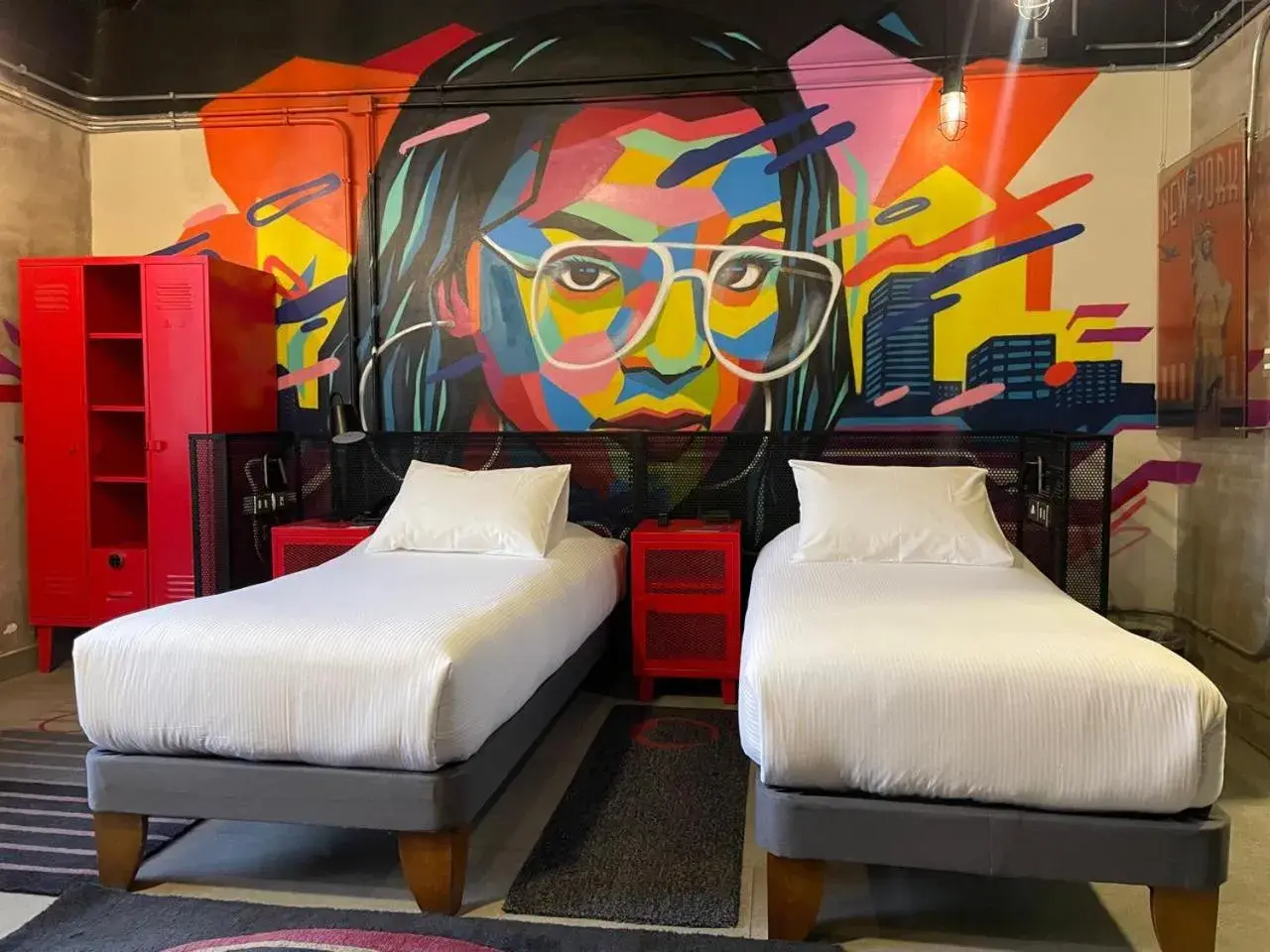 Twin Room in LOFT Hotel by Sommelier Hoteles Twin Room in LOFT Hotel by Sommelier Hoteles