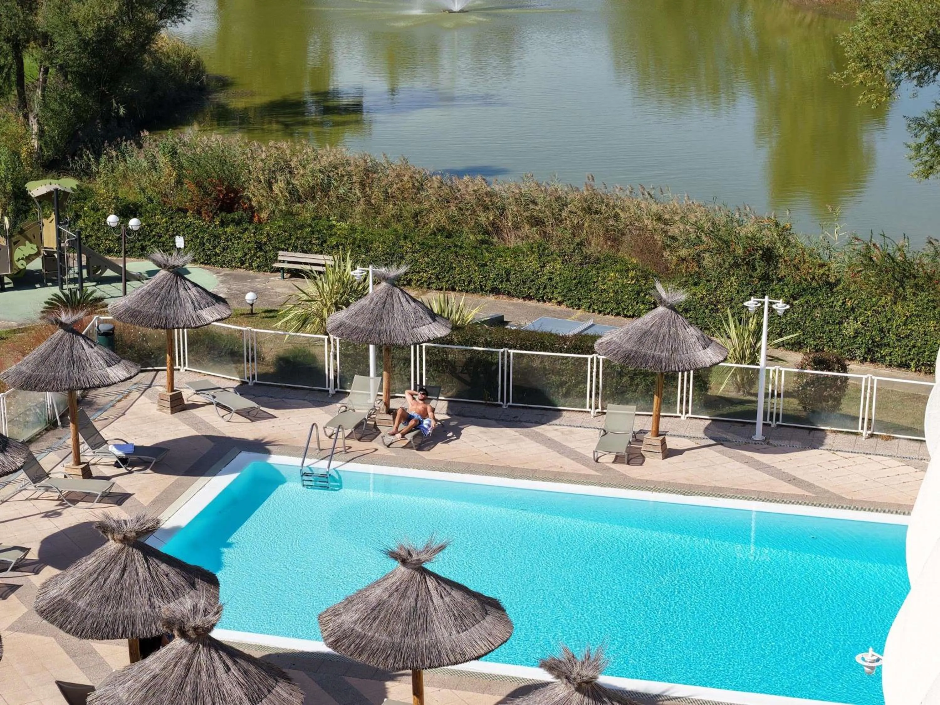 Pool view in Novotel La Grande Motte Golf