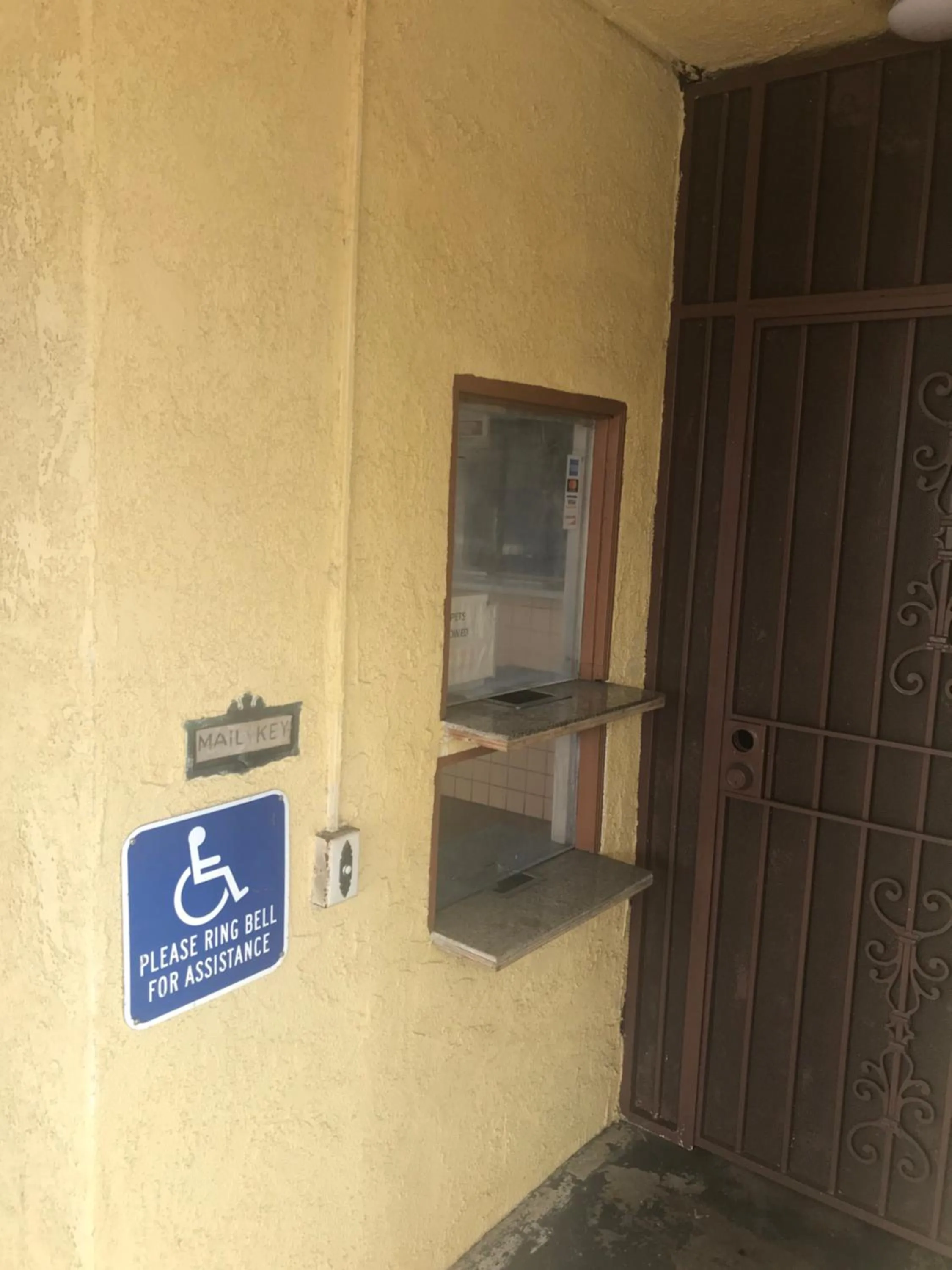 On site in All 8 Motel