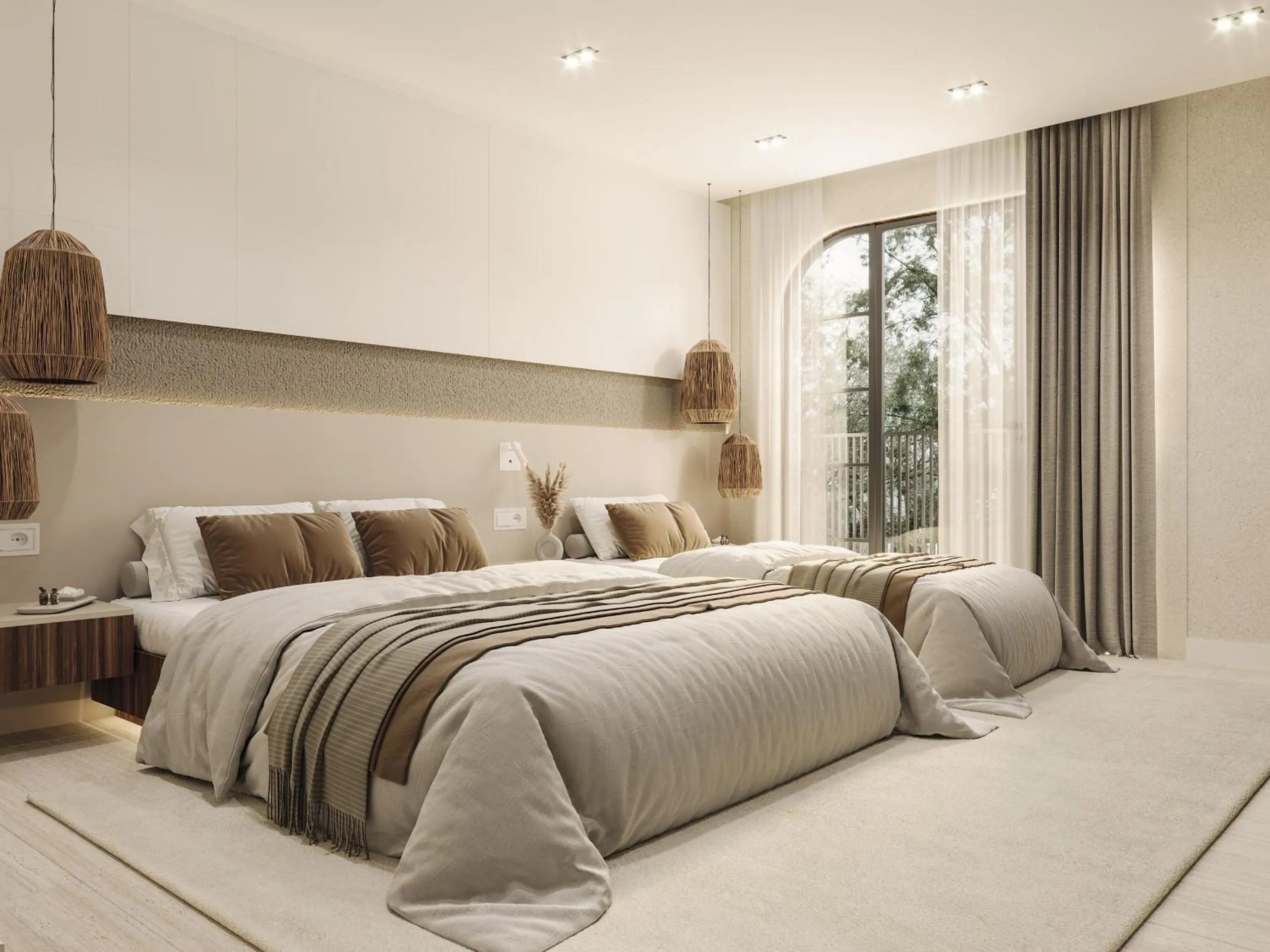 Bed in Sardunya Otel ARKA BİNA