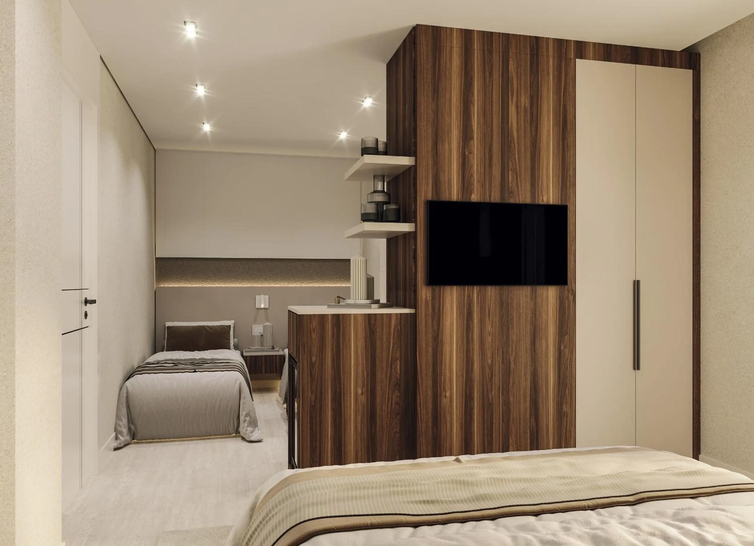 Bed in Sardunya Otel ARKA BİNA