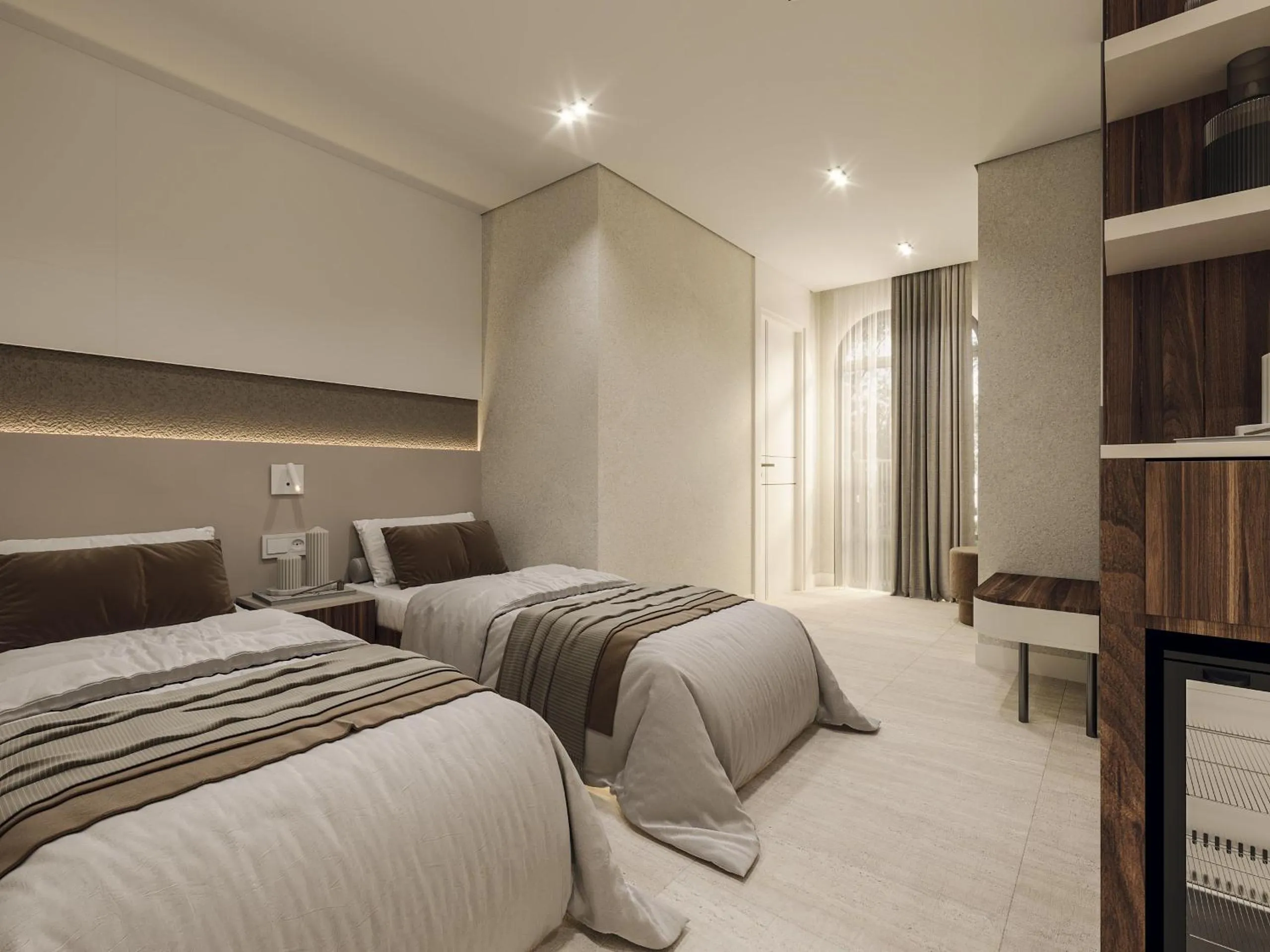 Bed in Sardunya Otel ARKA BİNA