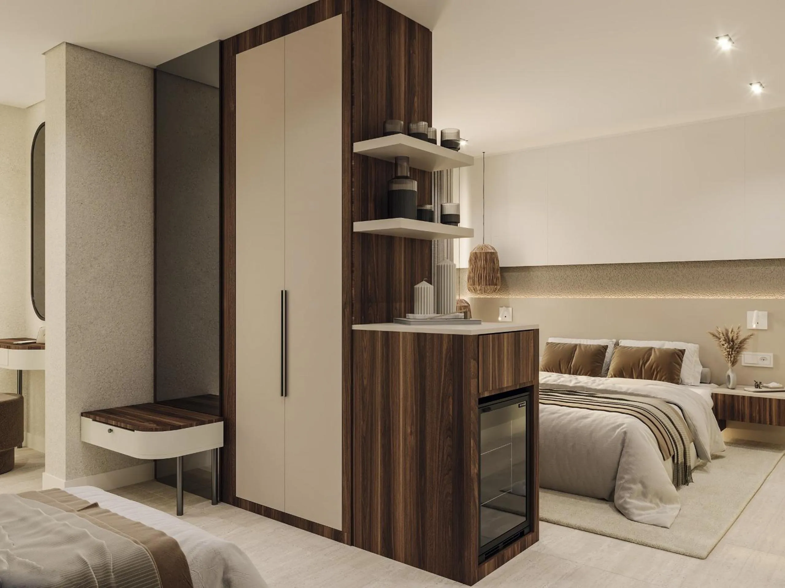 Bed in Sardunya Otel ARKA BİNA