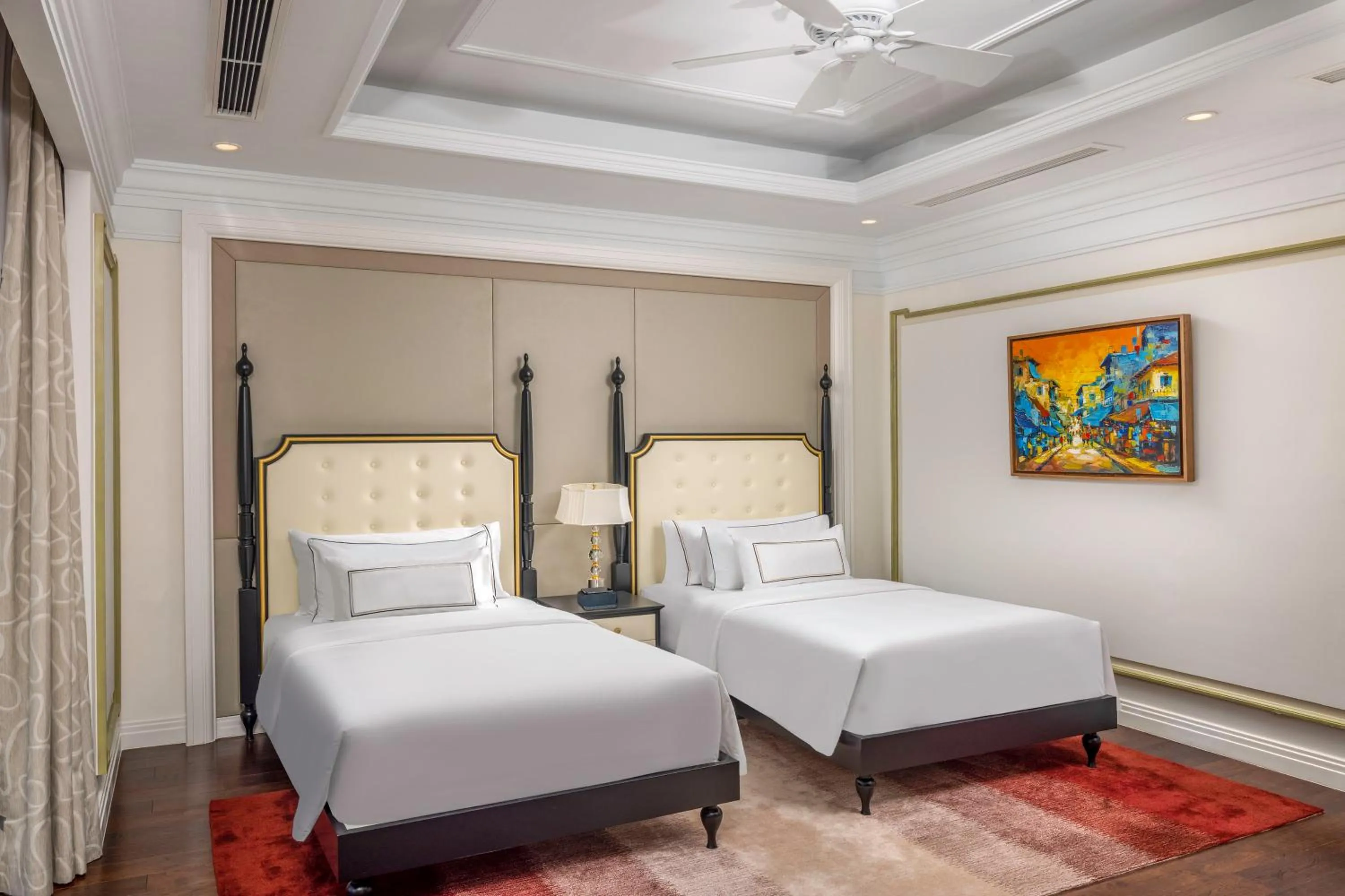 Bed in Meliá Vinpearl Hai Phong Rivera