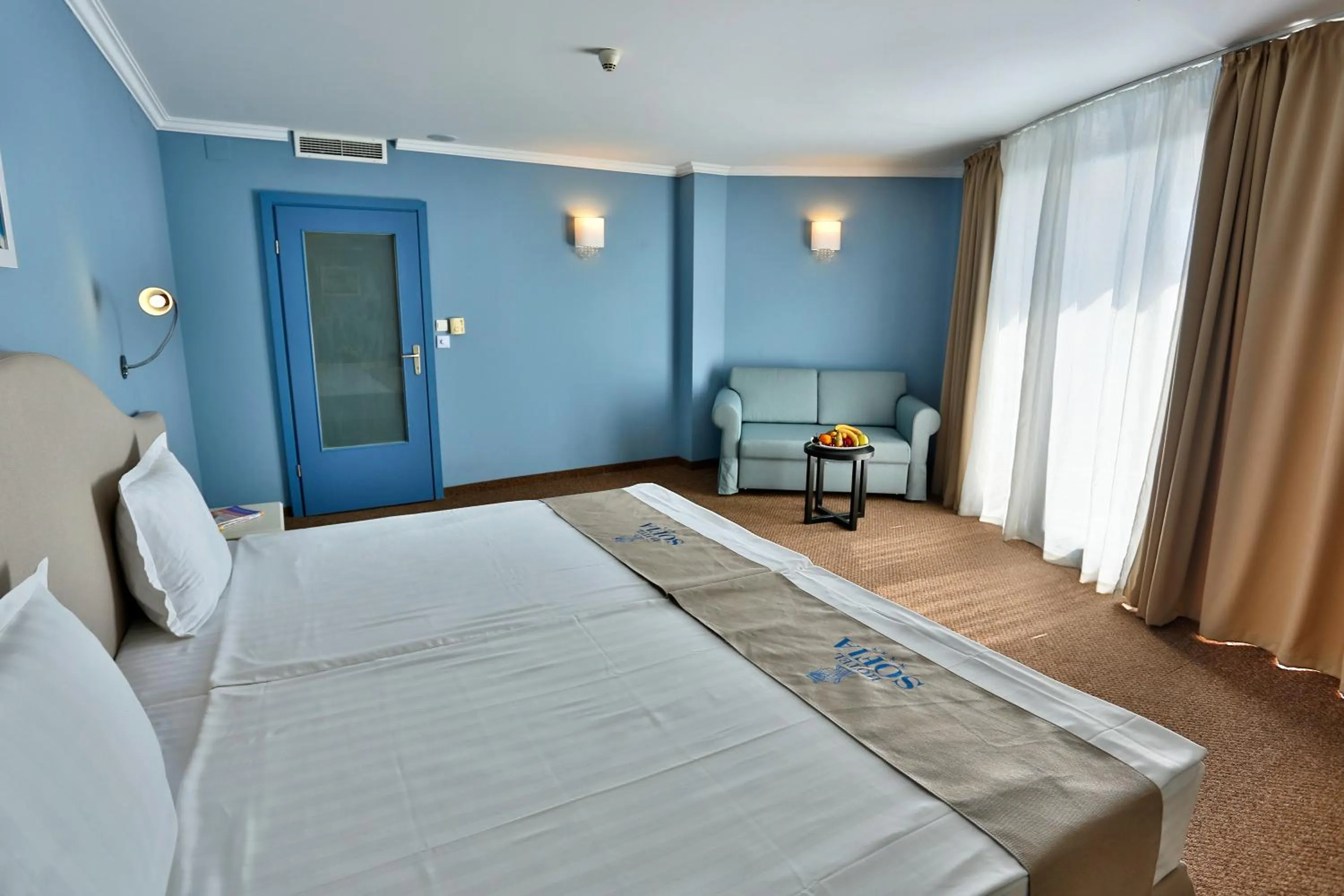 Shower, Bed in Sofia Hotel - All Inclusive & Private Beach