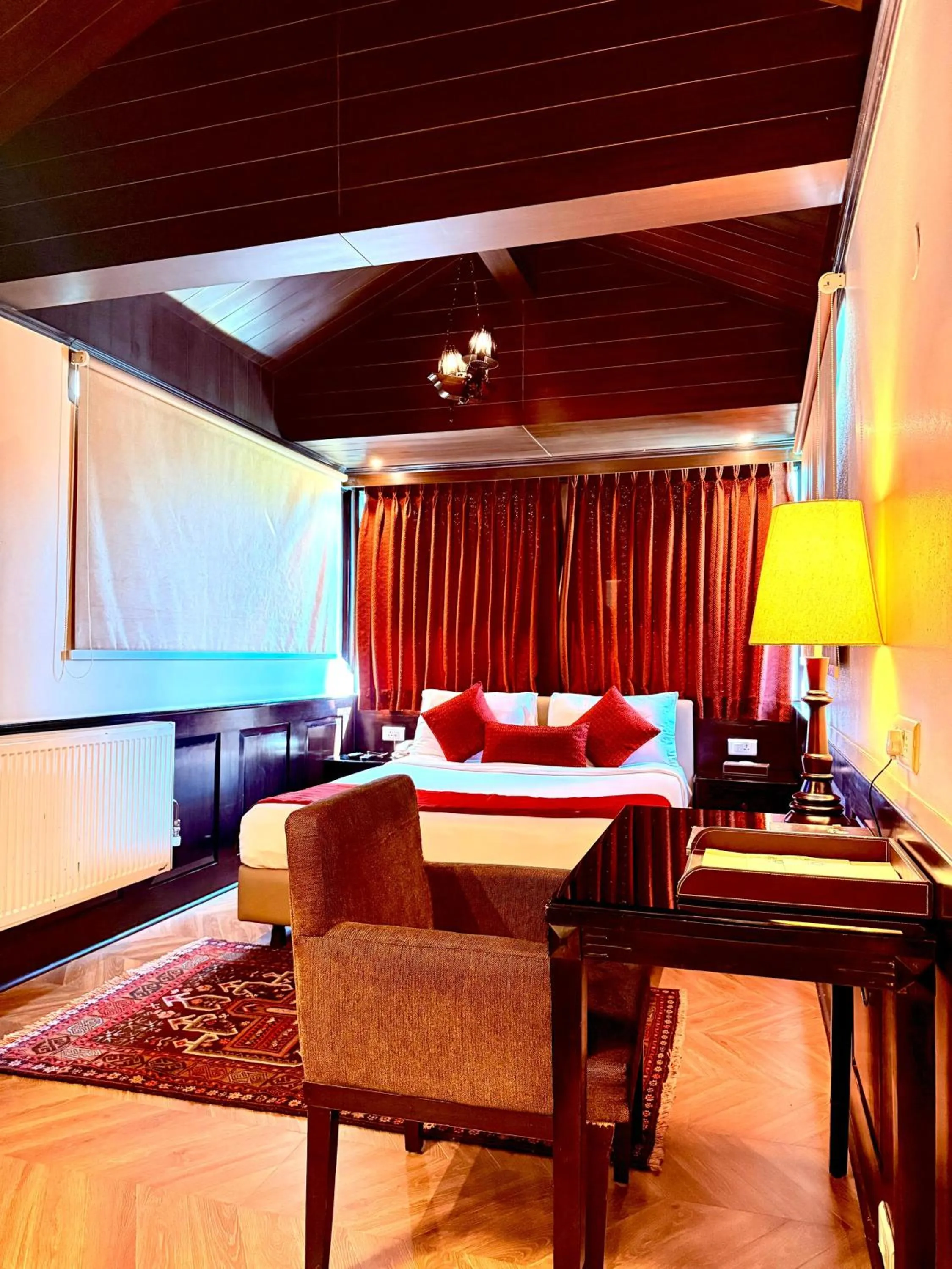 Seating area in The Vintage Gulmarg