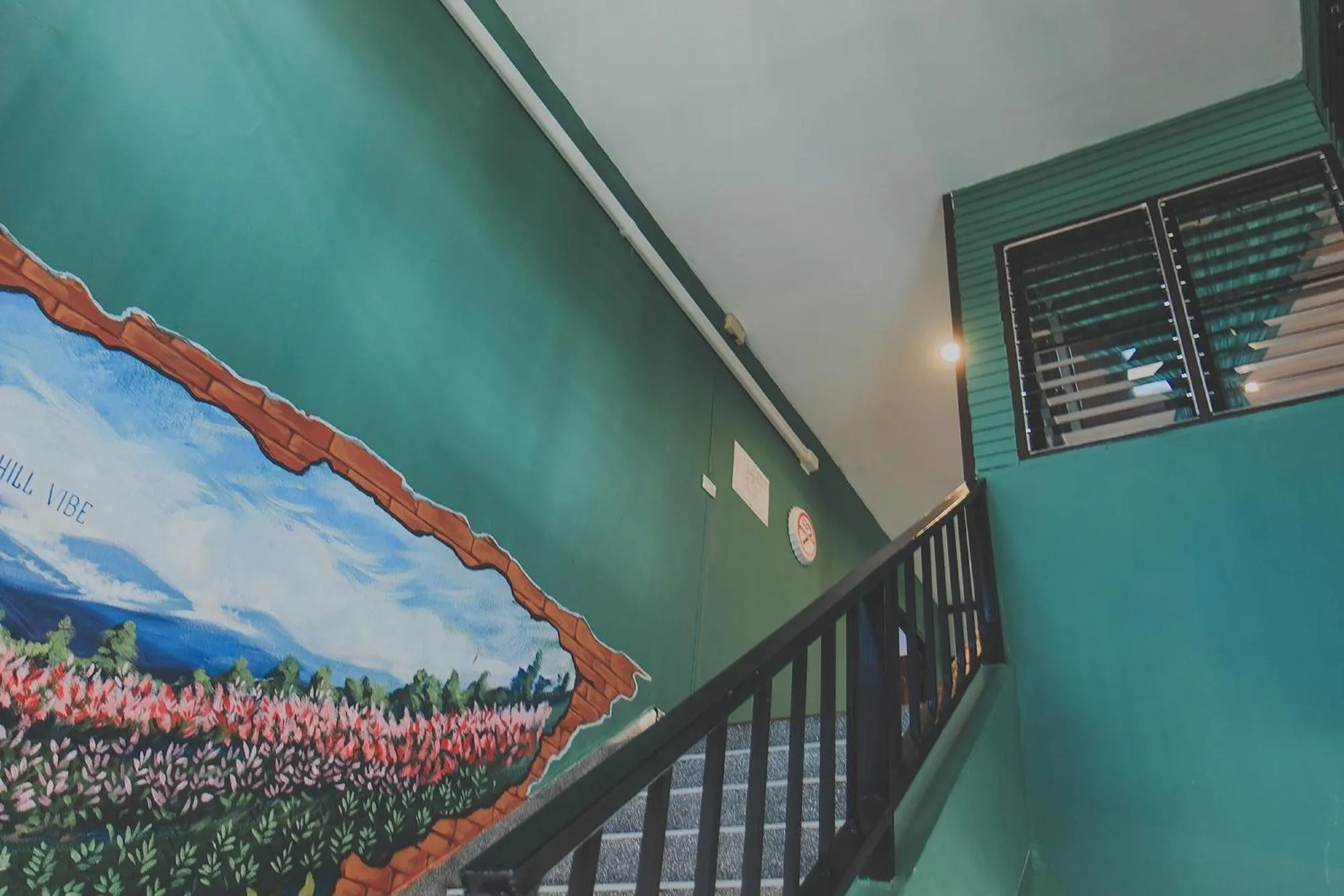 Decorative detail in Chill Vibe Hostel