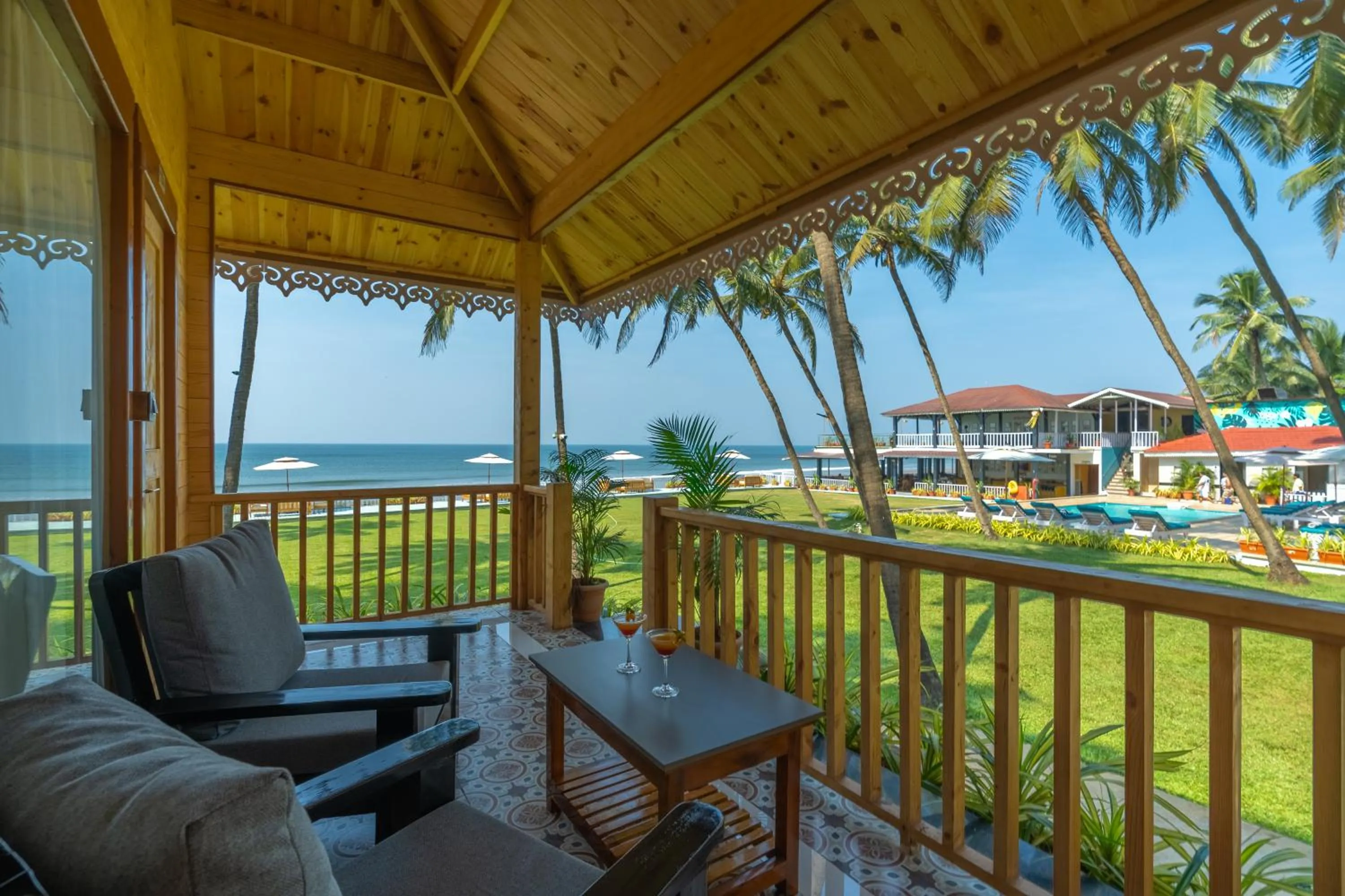 Sea view in La Cabana Beach & Spa, By Ashvem Beach